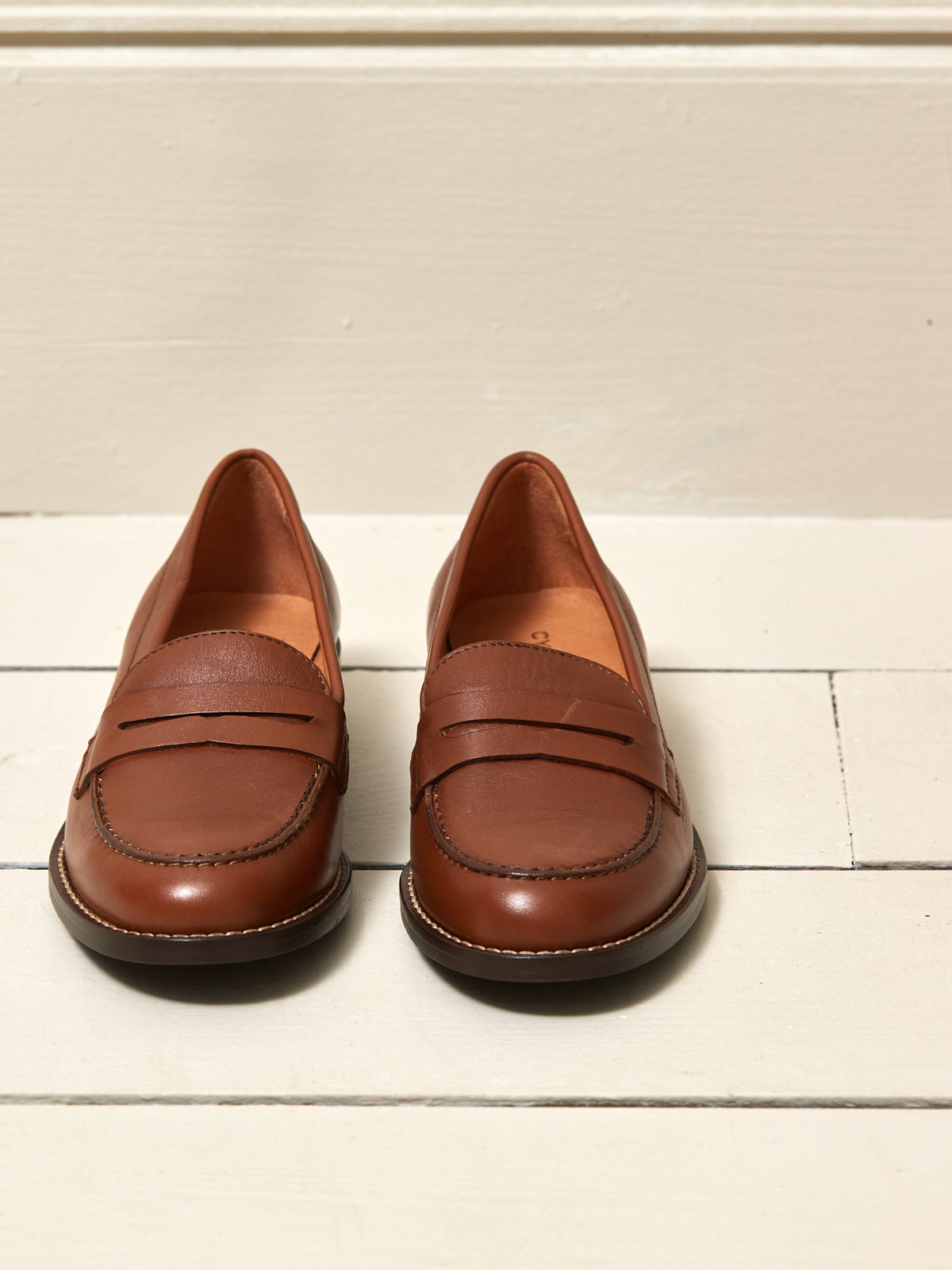 Mocassins cuir femme