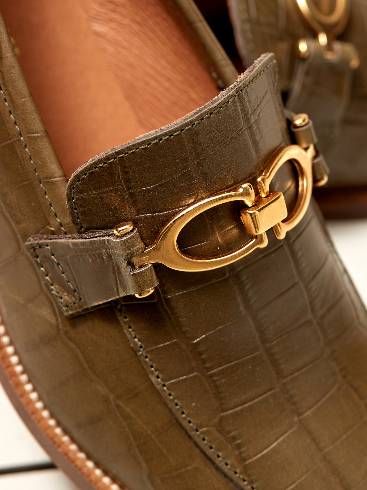 Mocassins bijoux cuir femme