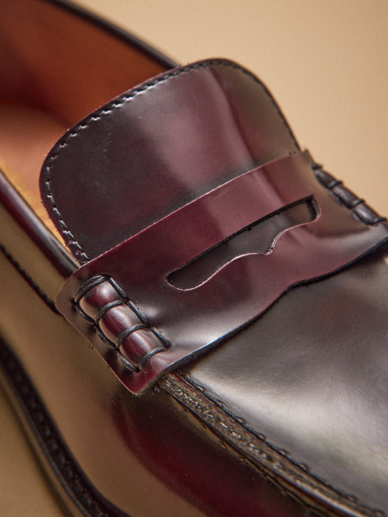 Mocassins cuir vernis femme