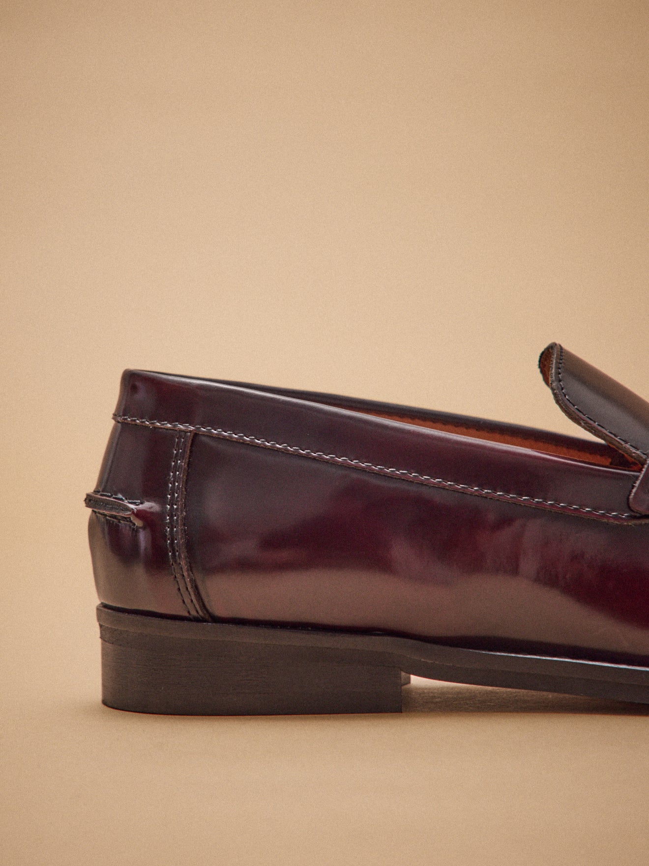 Mocassins cuir vernis femme