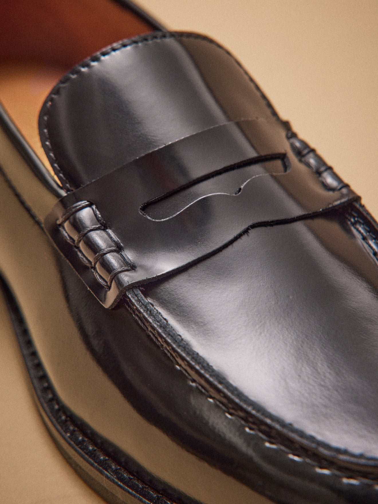 Mocassins cuir vernis femme