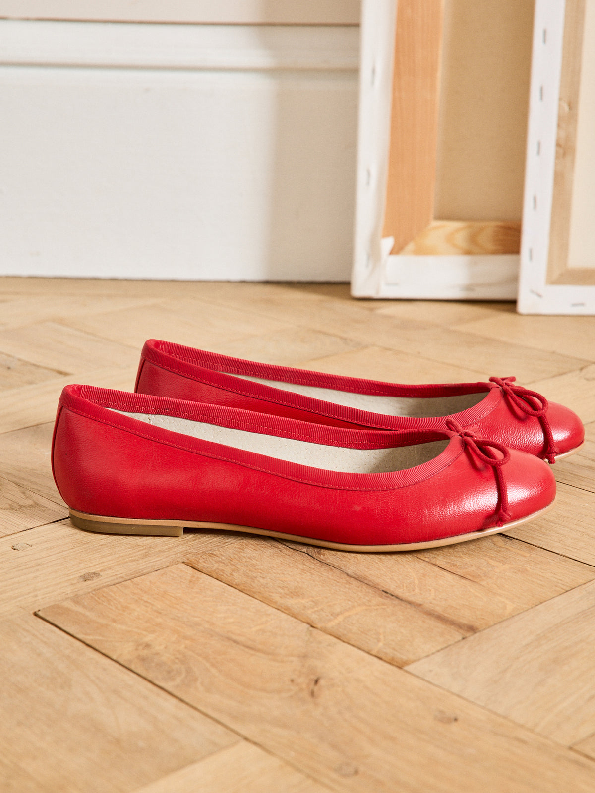 Ballerines cuir femme