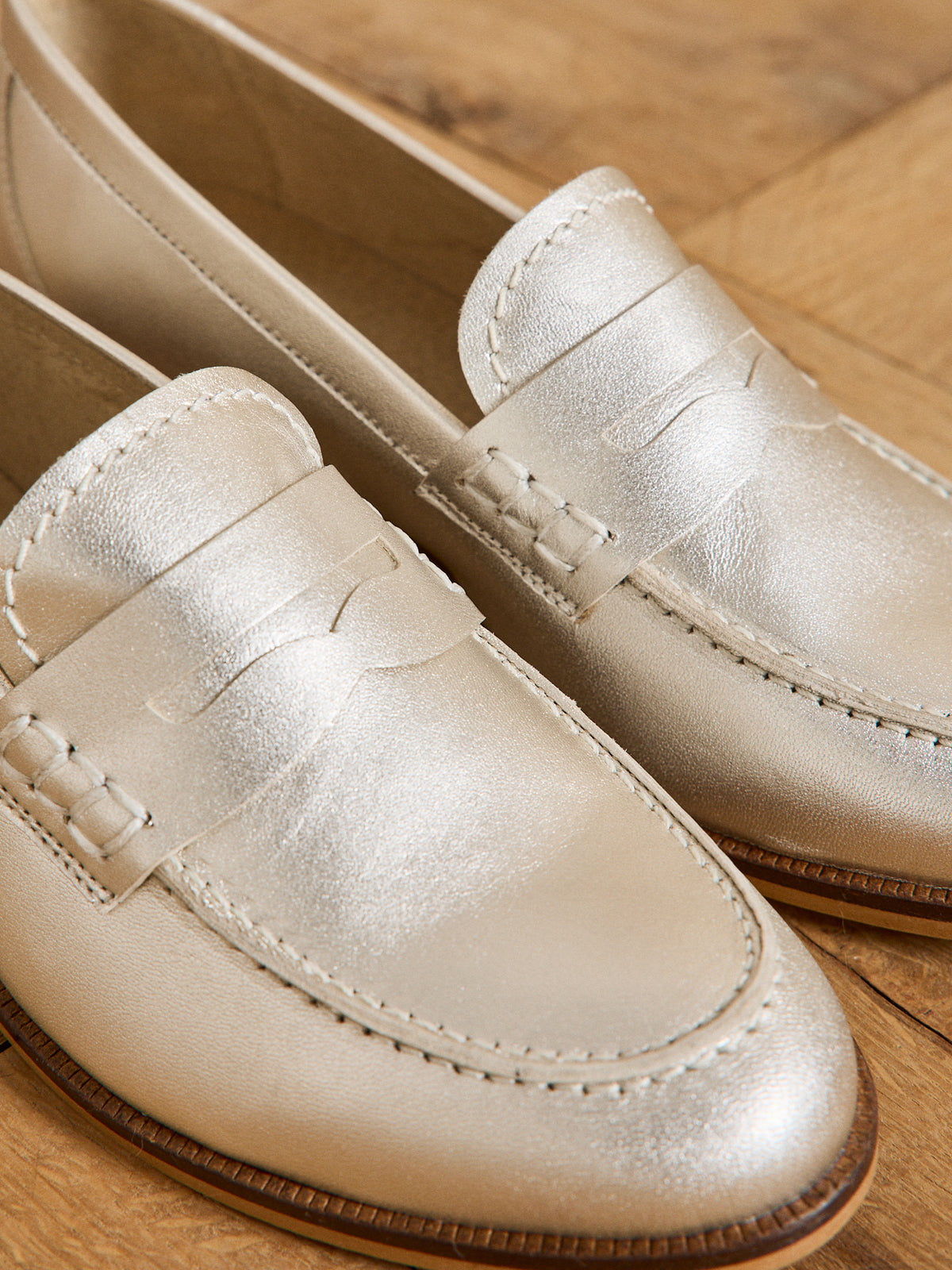 Mocassins cuir femme