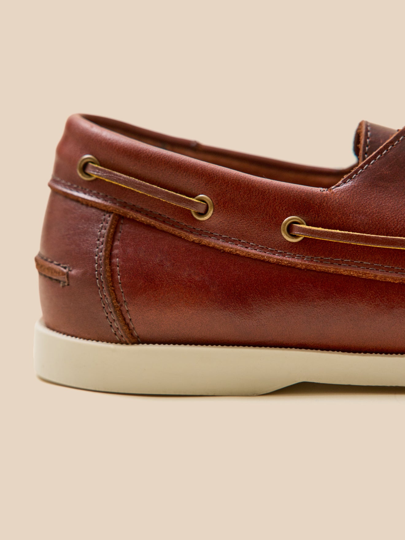 Chaussures bateau cuir homme