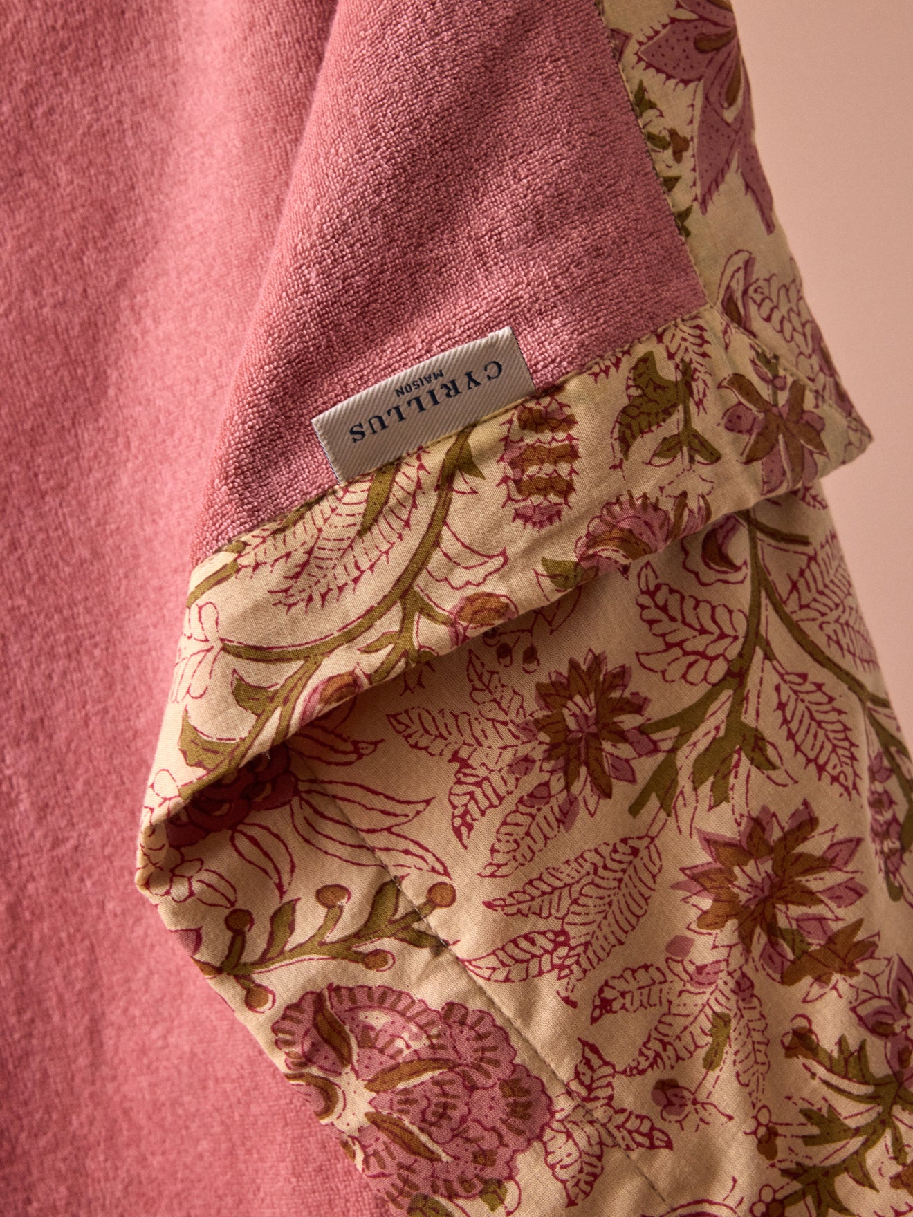 Fouta indienne doublée éponge