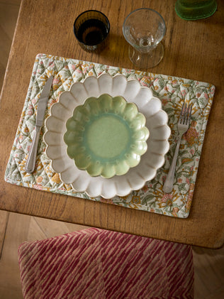 Set de table en tissu indien par lot de 2 - imprimé Kolkata