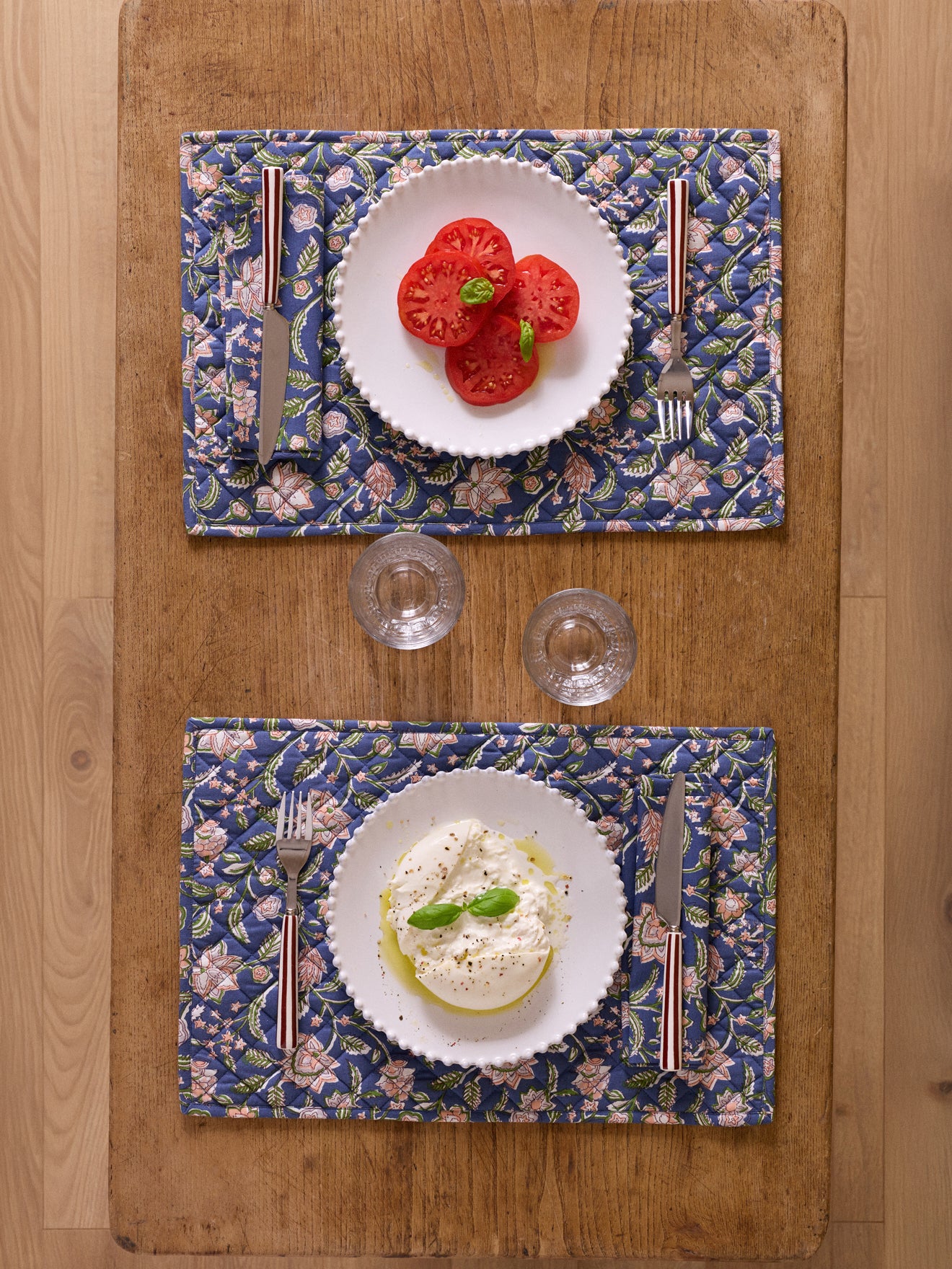 Set de table par lot de 2 imprimé Bella