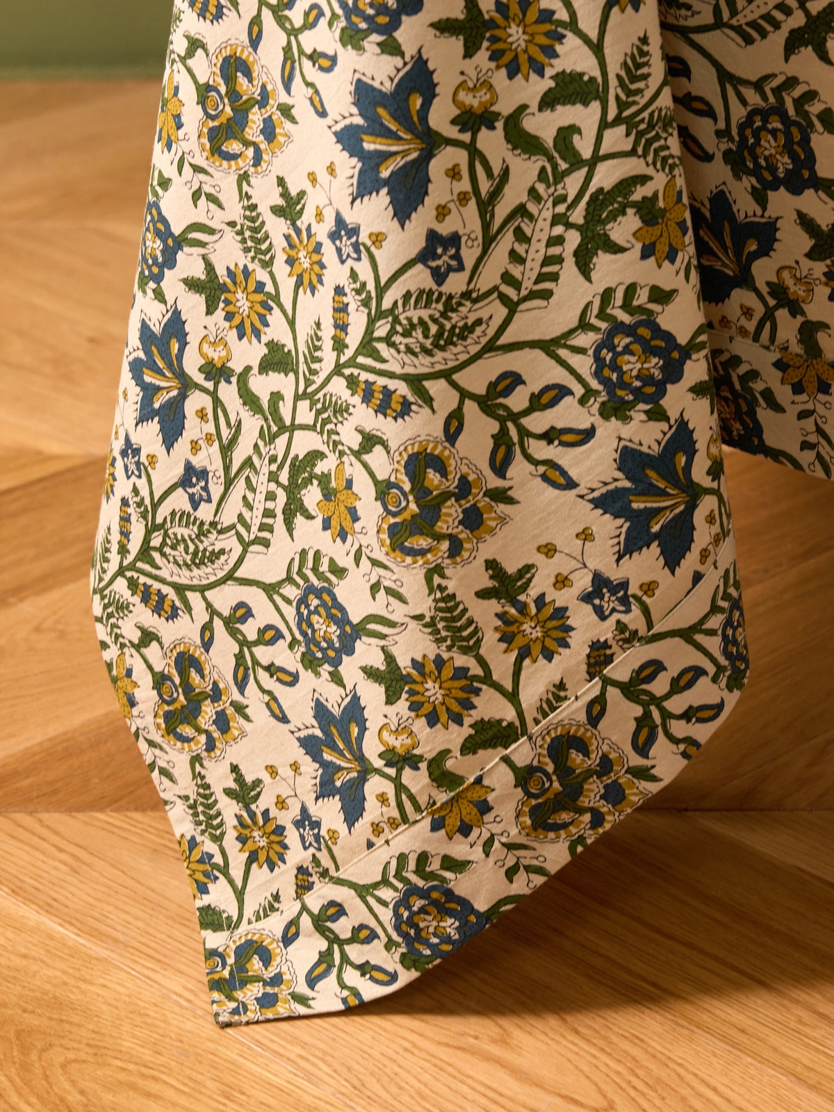 Nappe en coton imprimé indien