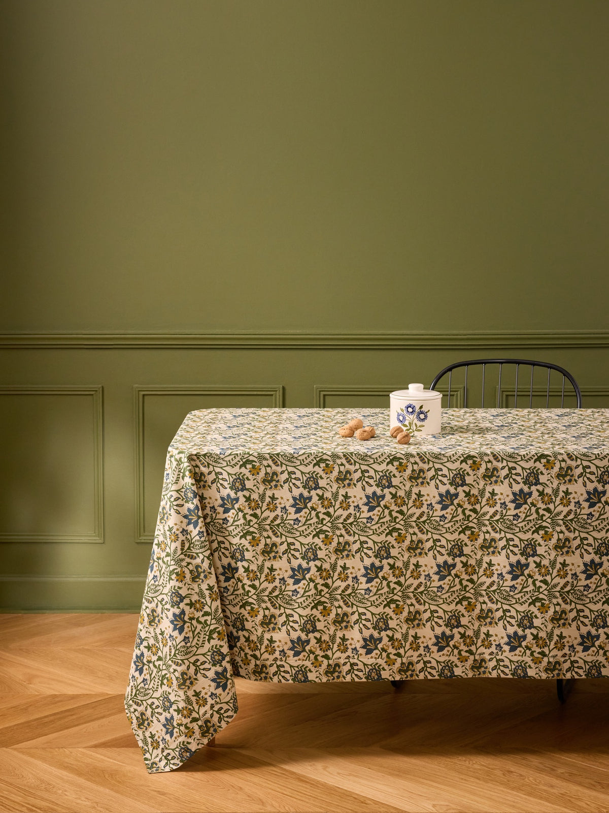 Nappe en coton imprimé indien