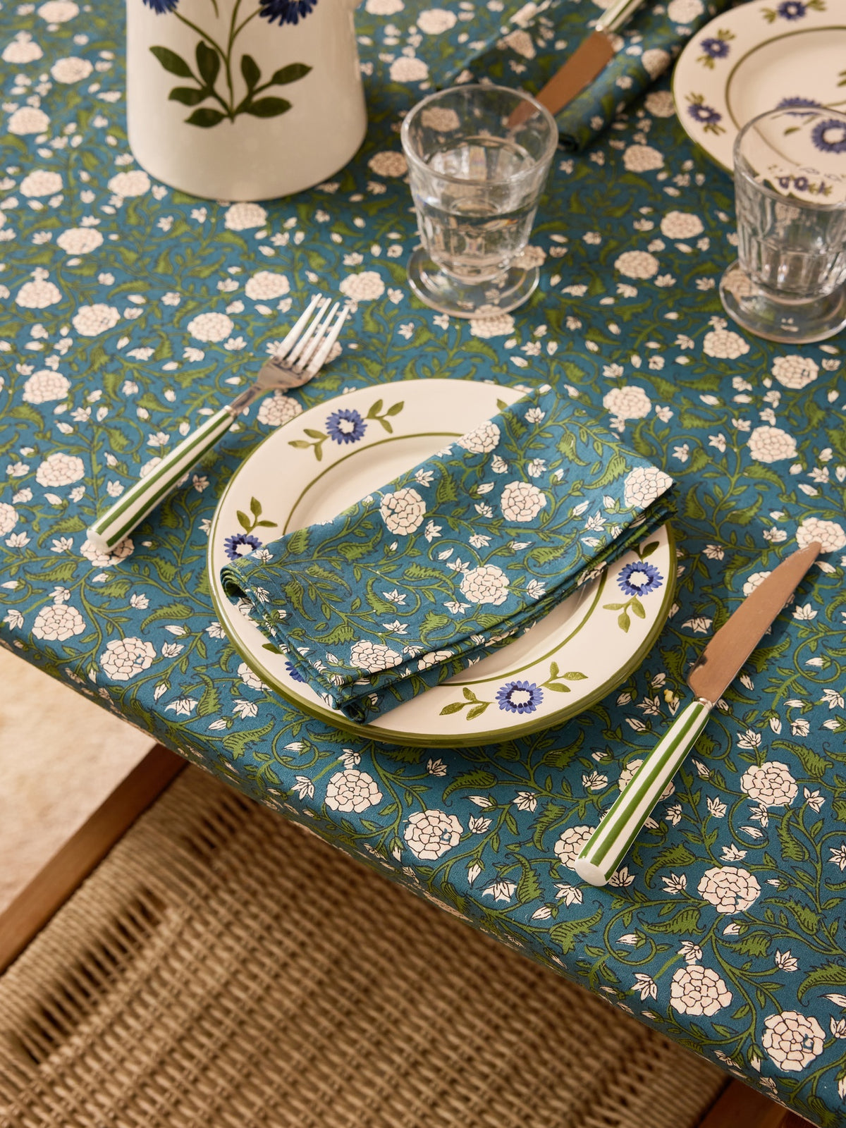 Servietten mit indischem Muster, 4er-Set