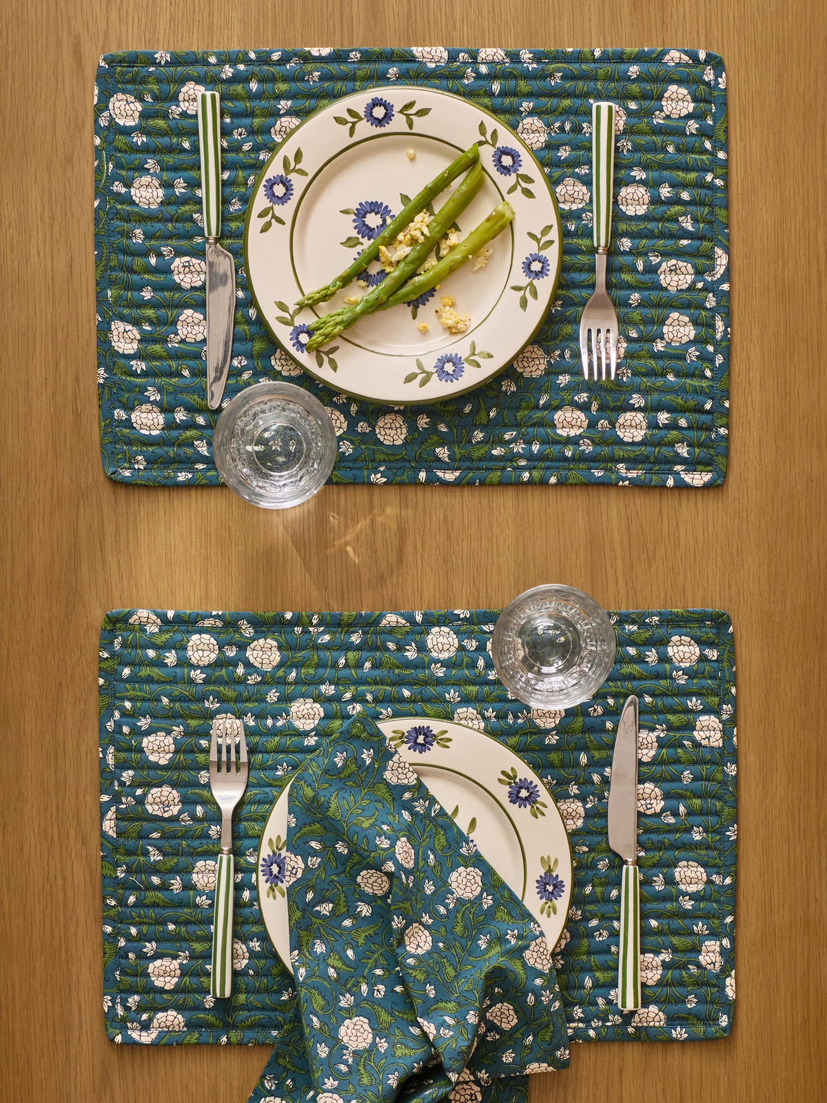 Tischsets mit indischem Muster, 2er-Set