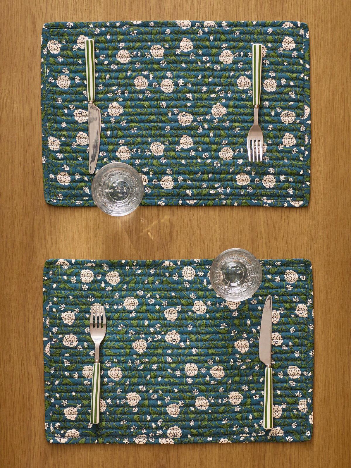 Tischsets mit indischem Muster, 2er-Set