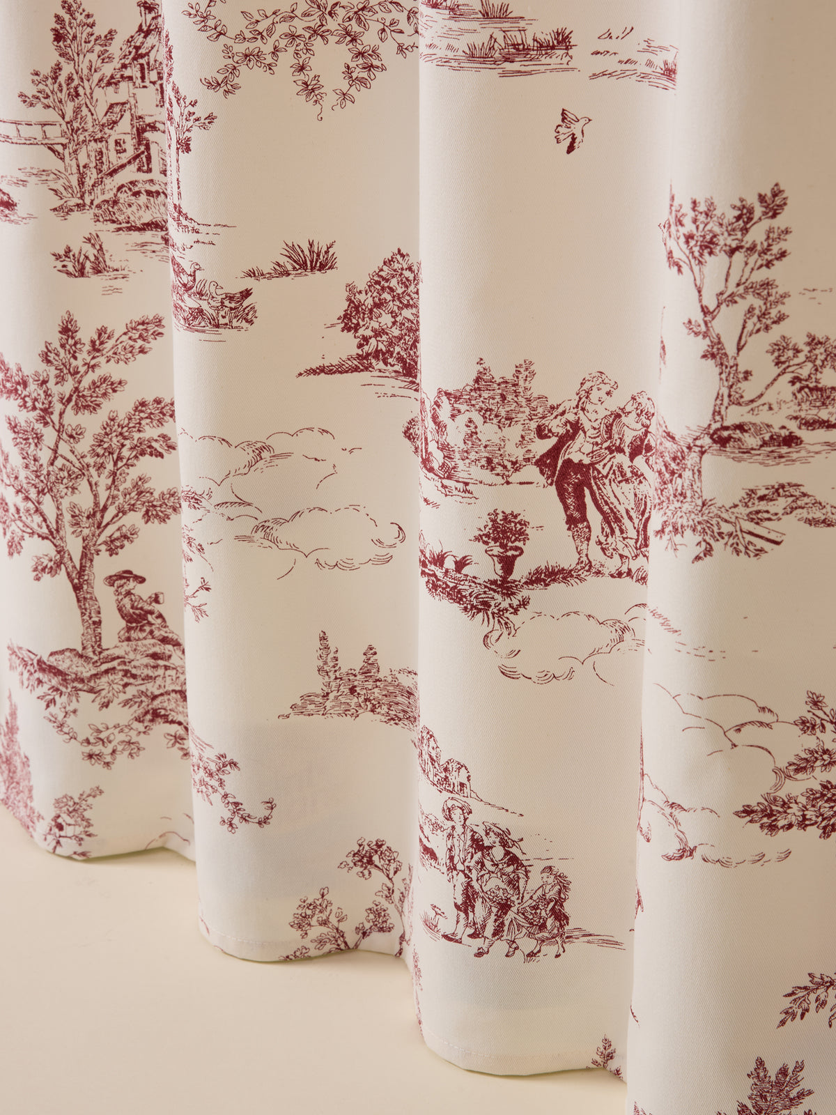 Vorhang mit Raffband - Toile de Jouy-Esprit