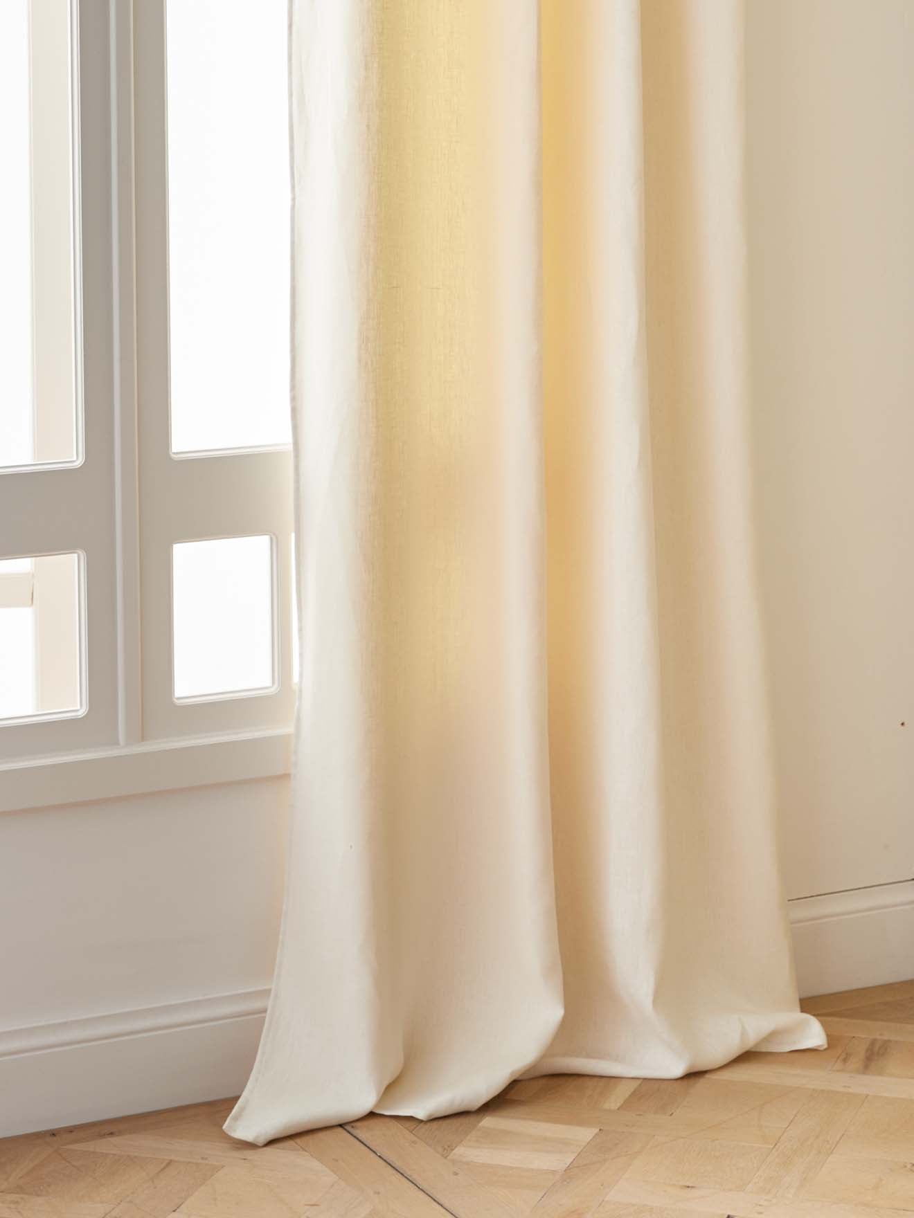 Rideau en lin occultant