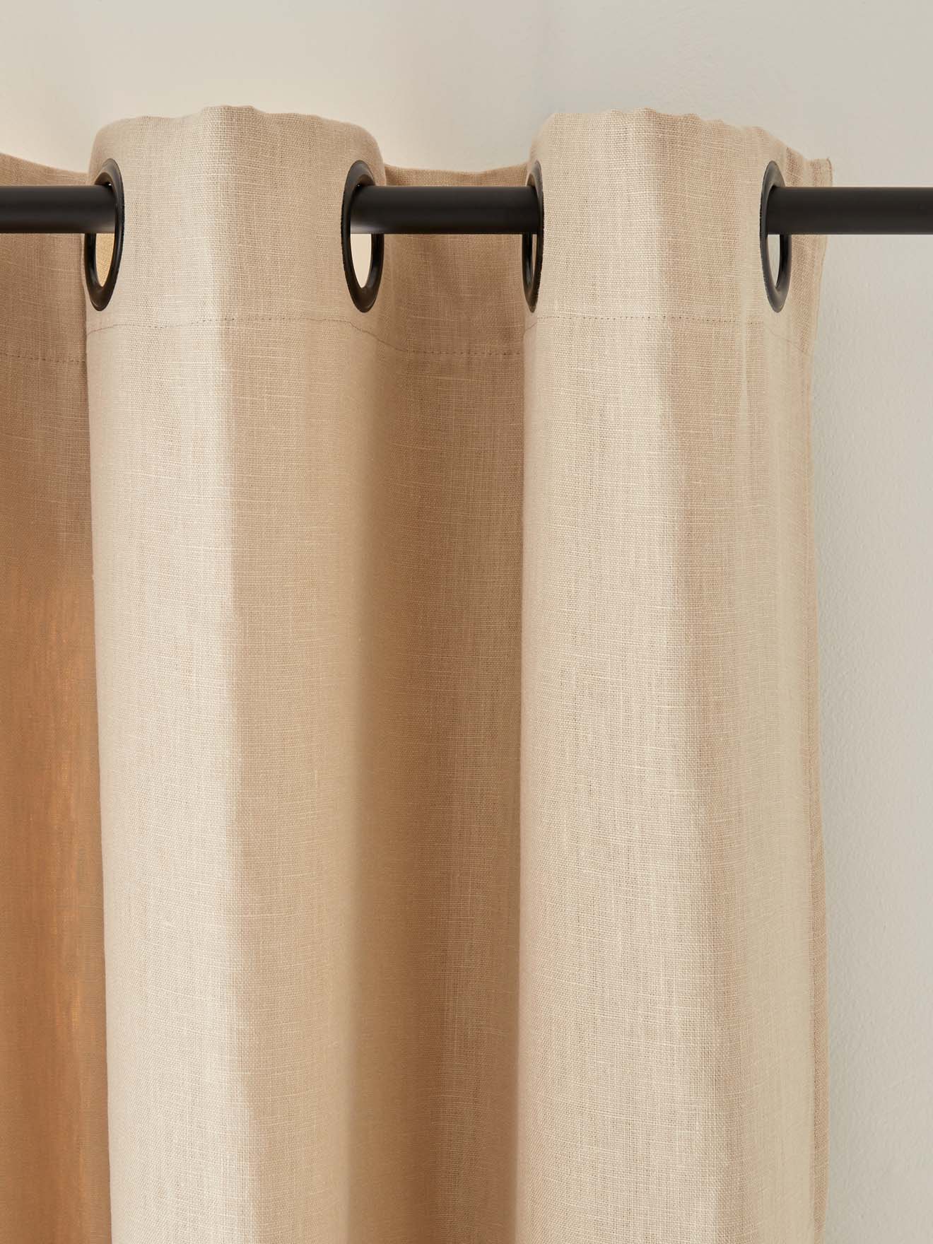 Rideau en lin occultant