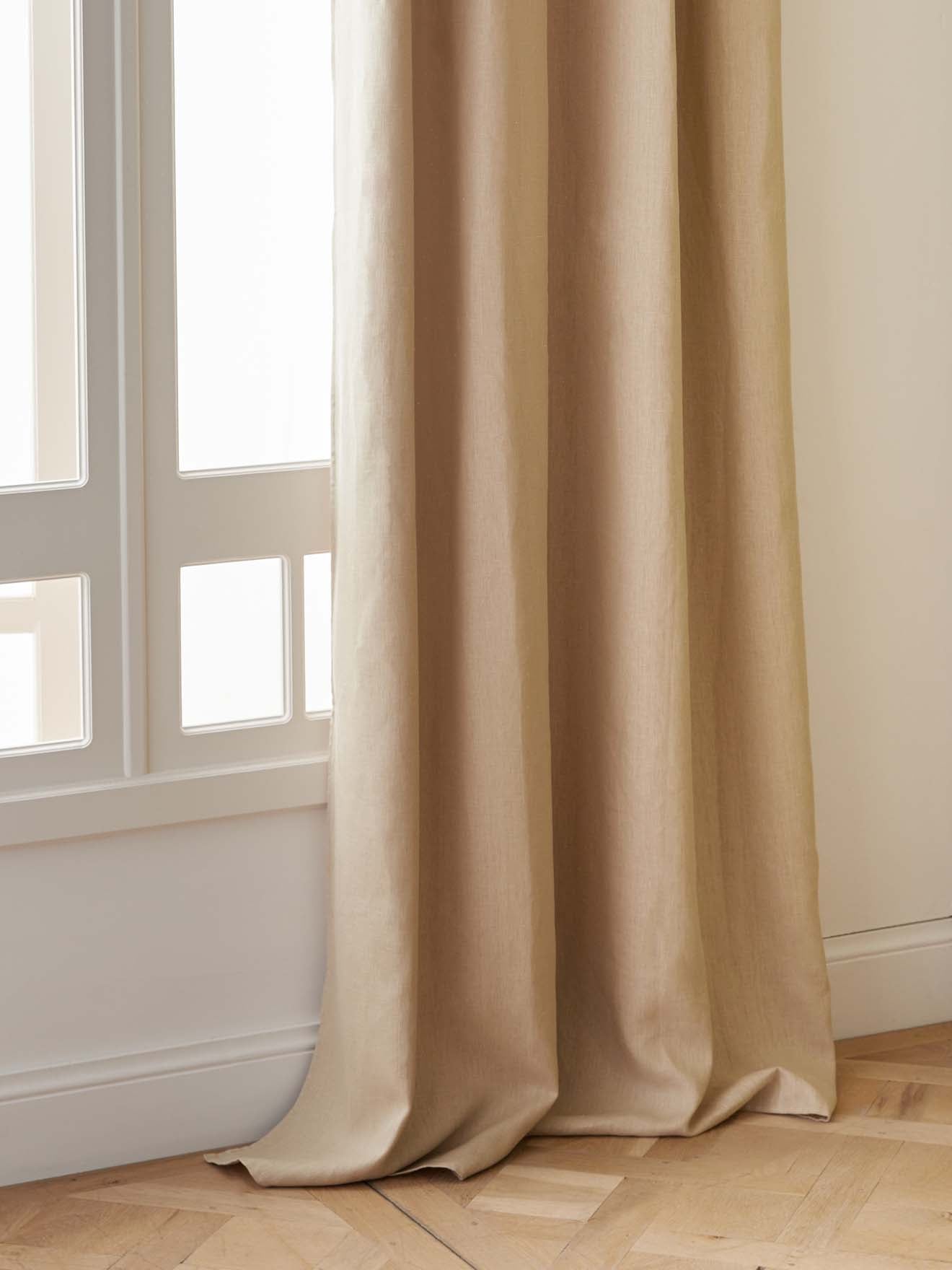 Rideau en lin occultant