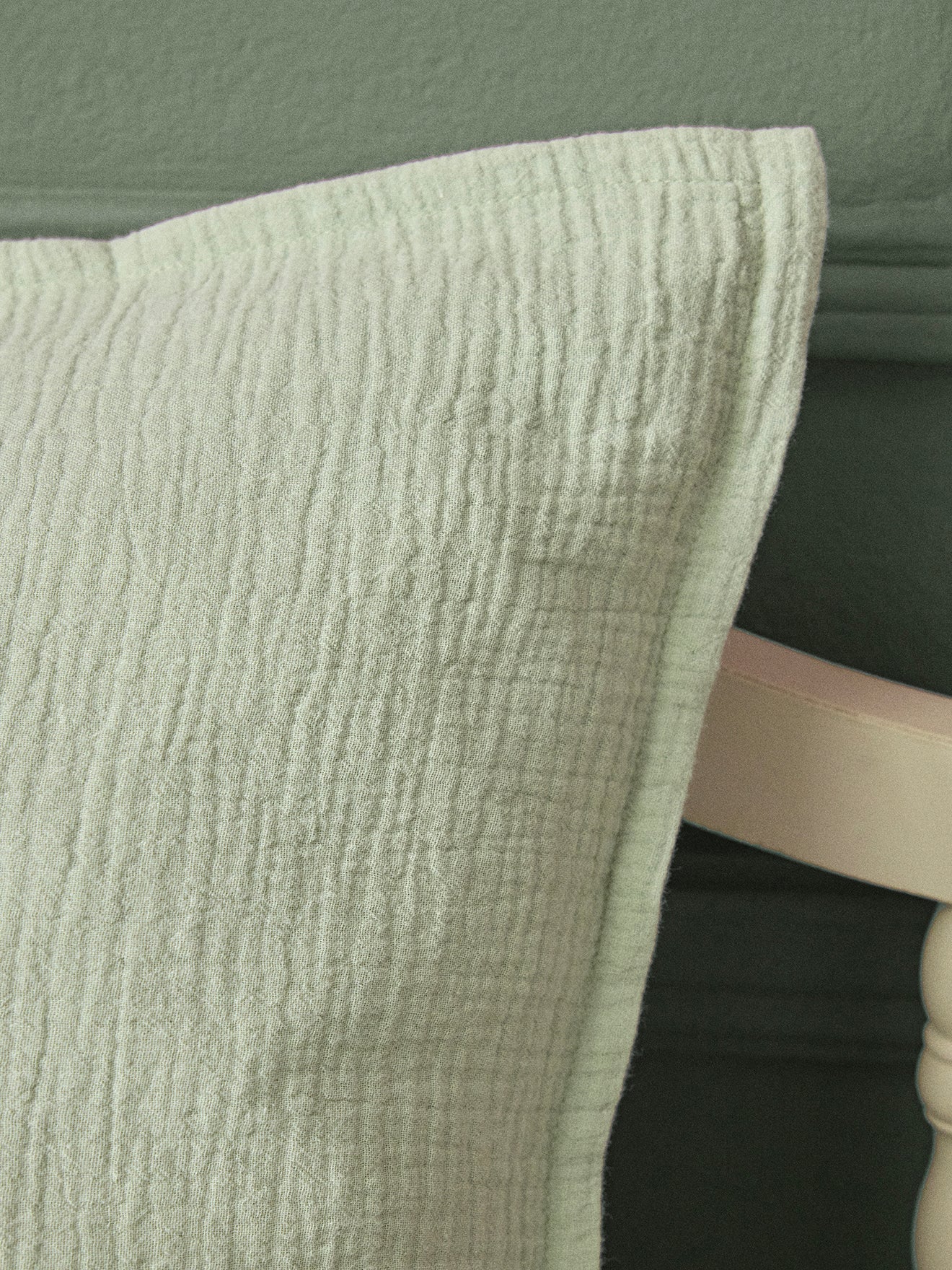 Taie d'oreiller enfant gaze de coton "Gaufrée"