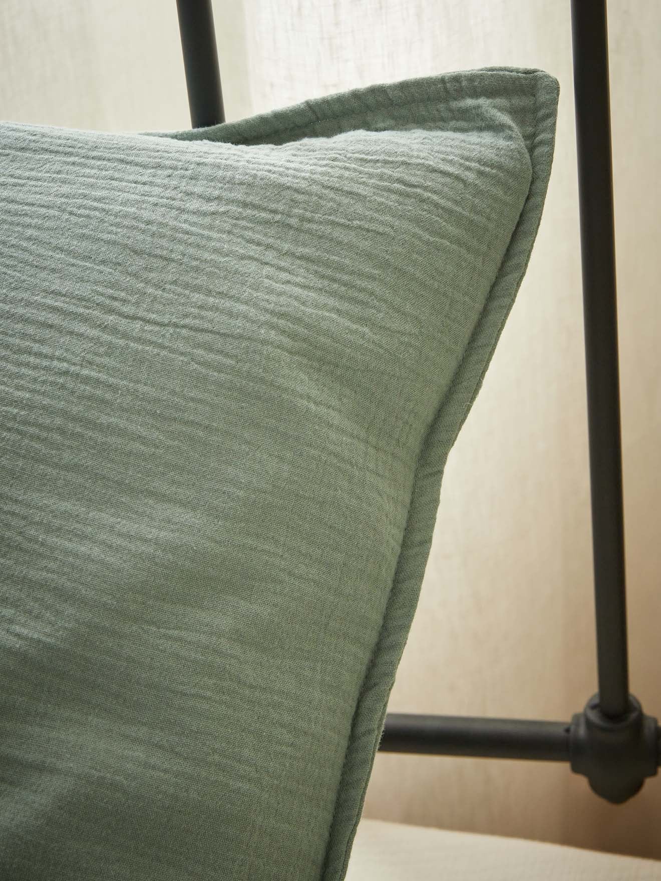 Taie d'oreiller enfant gaze de coton "Gaufrée"