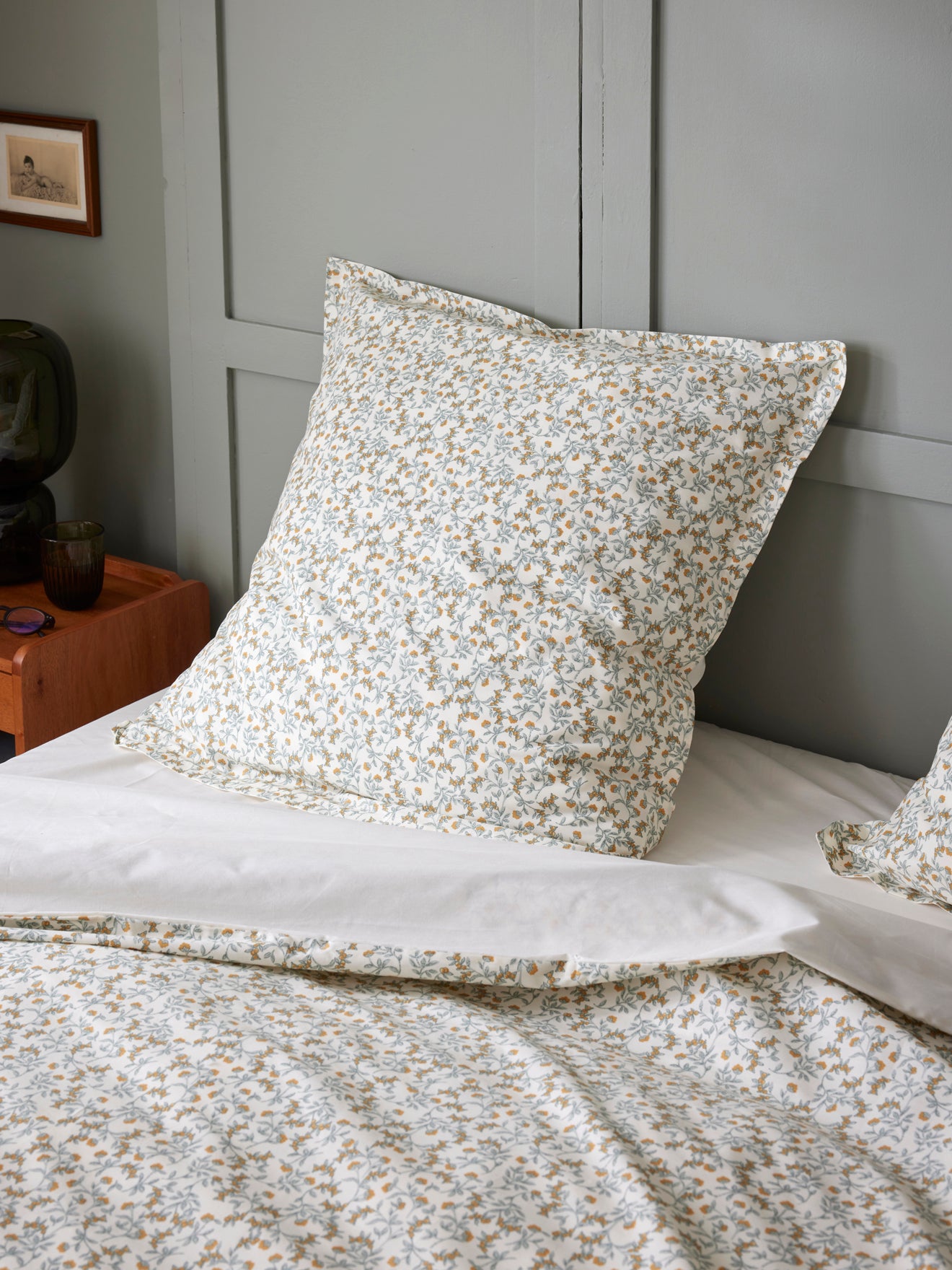 Taie d'oreiller percale de coton "Baies sauvages"