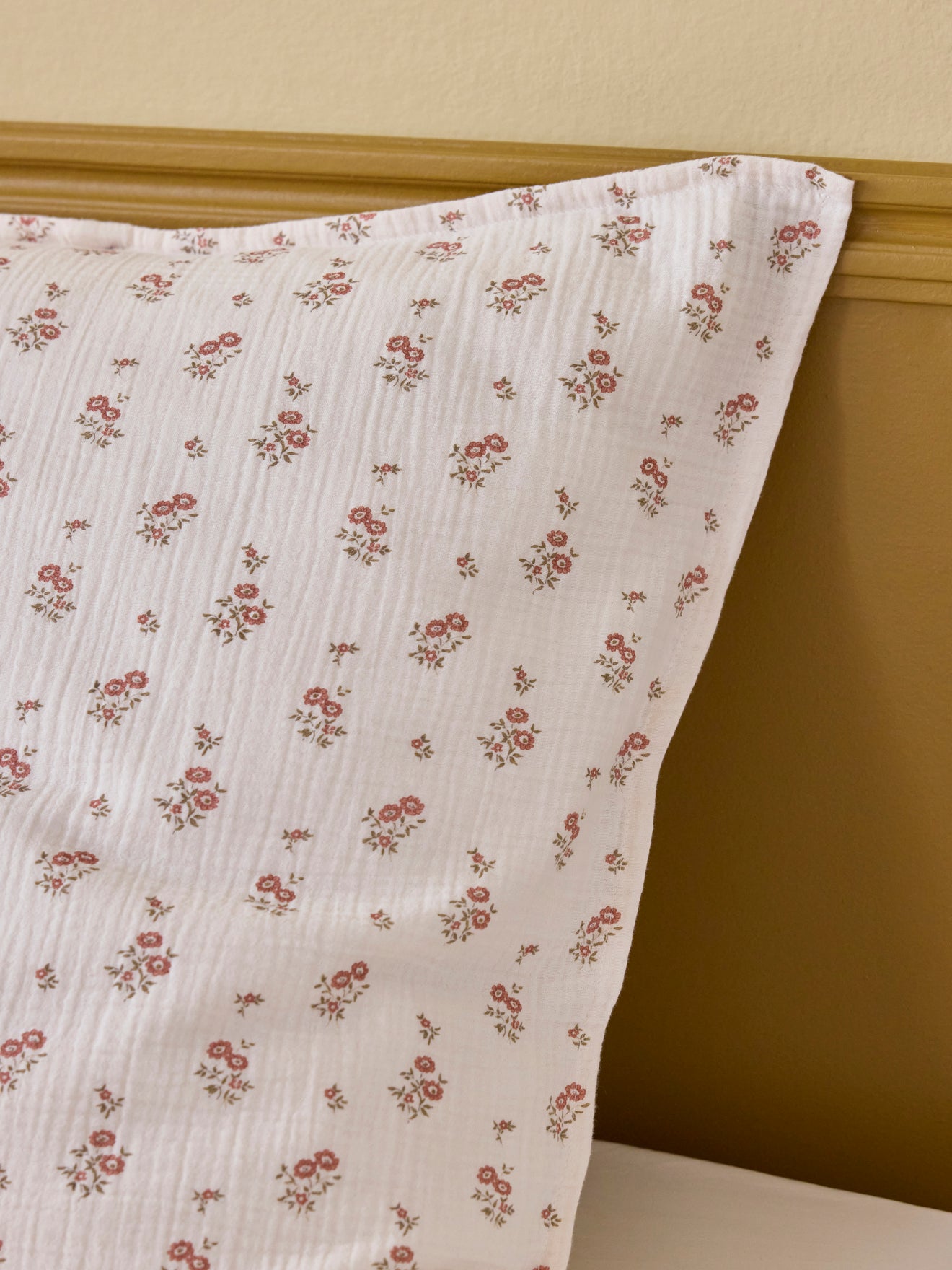 Kopfkissenbezug aus Baumwoll-Gaze « Bianca »