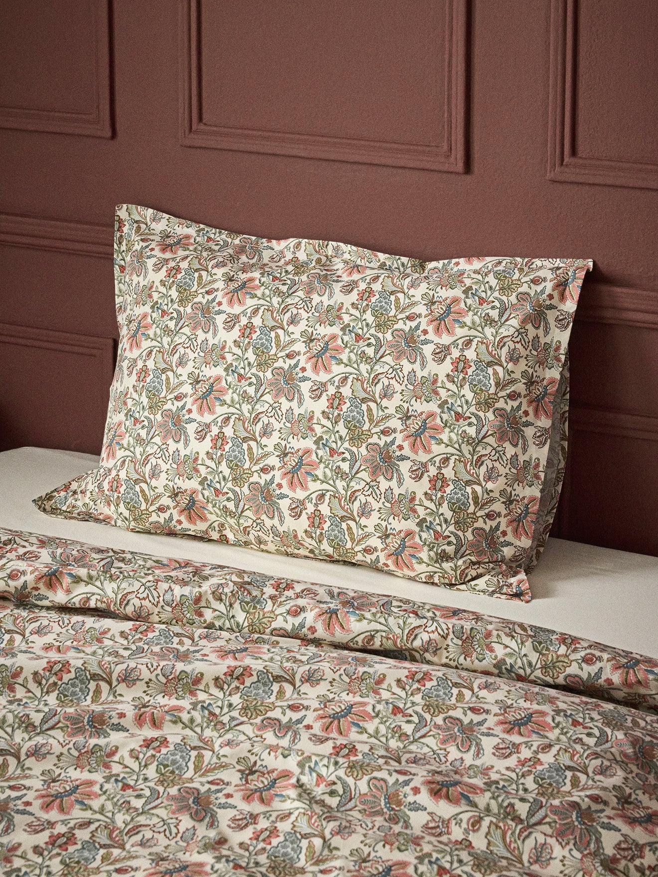 Taie d'oreiller percale de coton "Augustine"