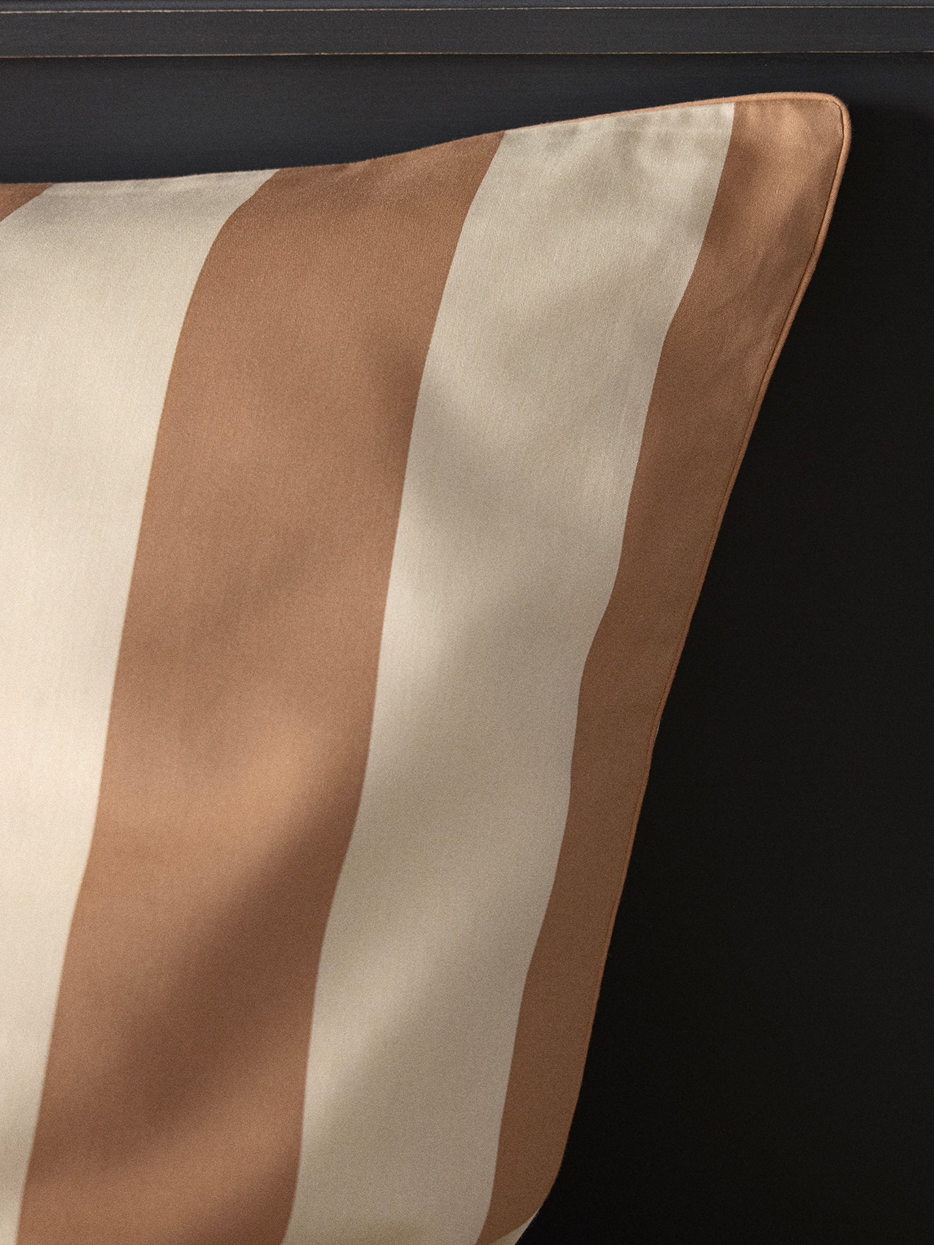 Kopfkissenbezug aus Baumwollsatin "Anouk"