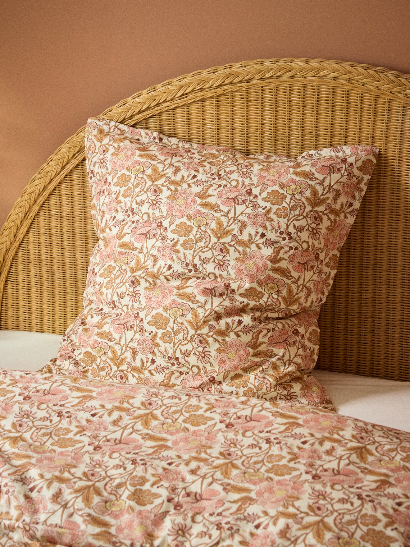 Kissenbezug aus Baumwollperkal « Amélia »