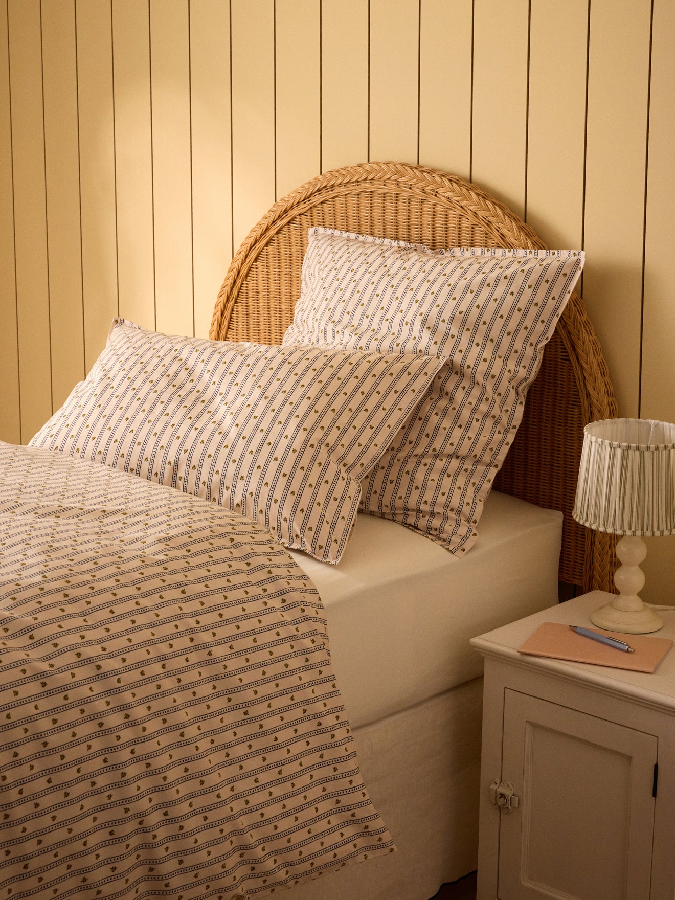 Kissenbezug aus Baumwollperkal "Avril"