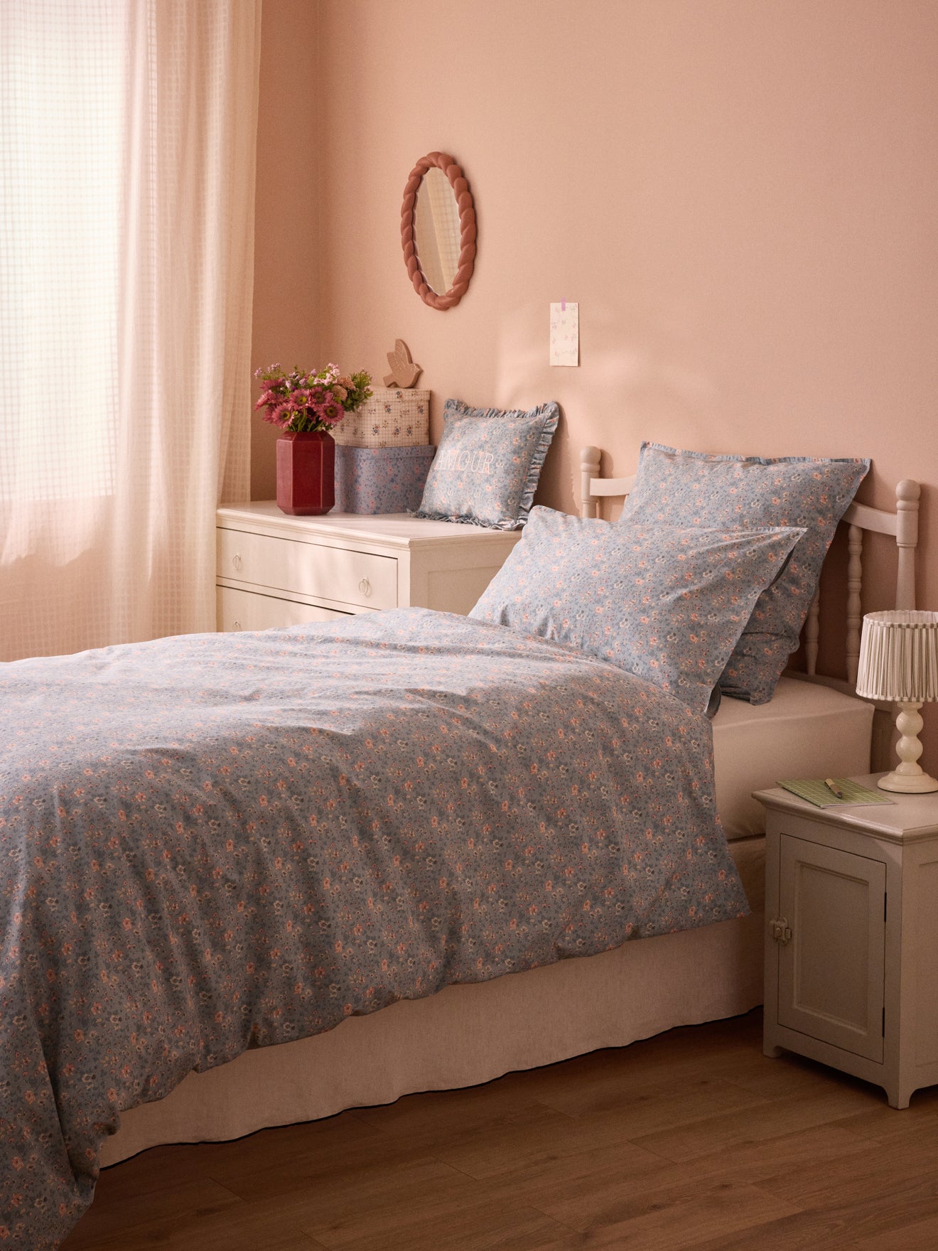 Kissenbezug aus Baumwollperkal „Alma“