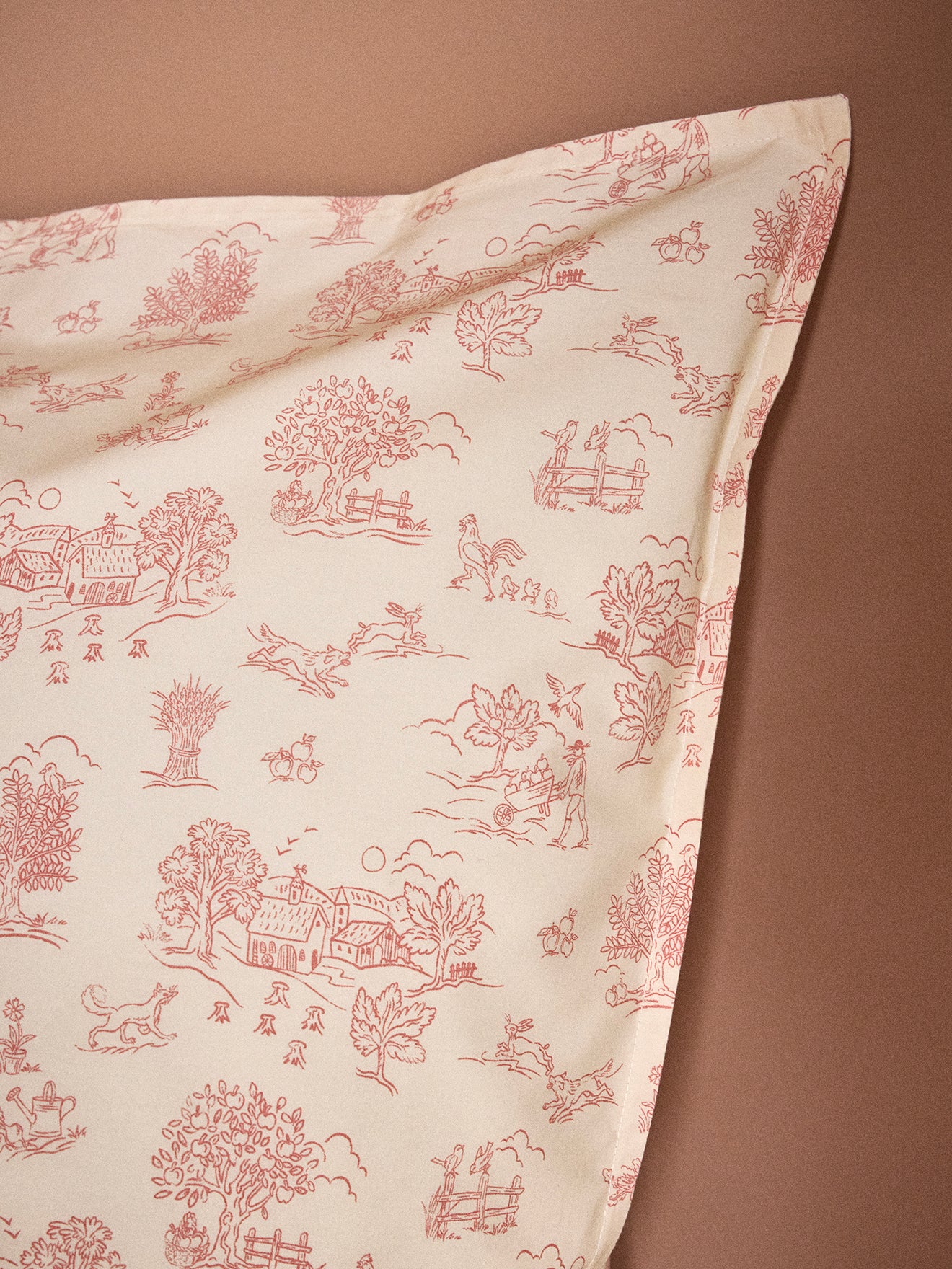 Taie d'oreiller percale de coton "Aloïs"