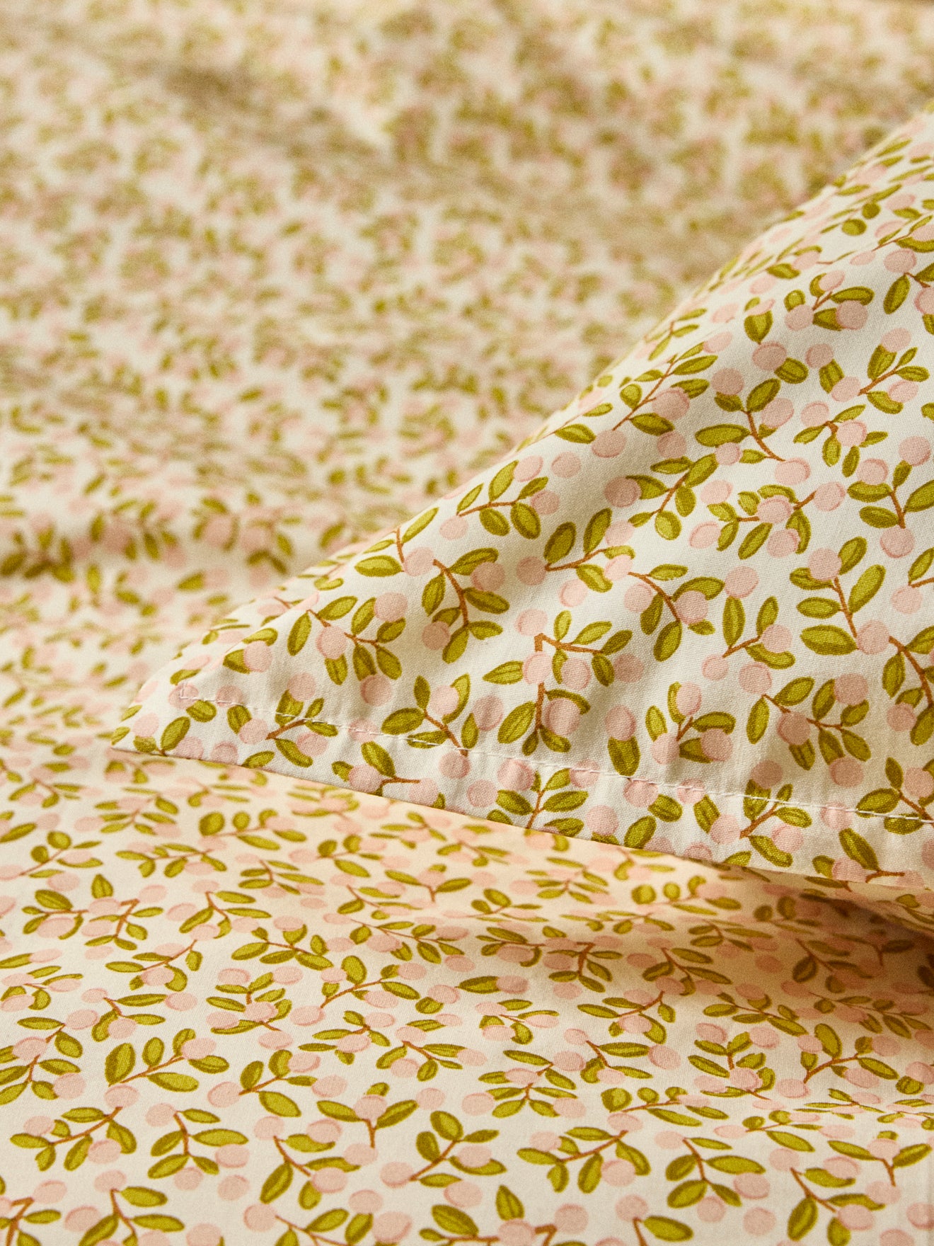 Taie d'oreiller percale de coton "Albertine"