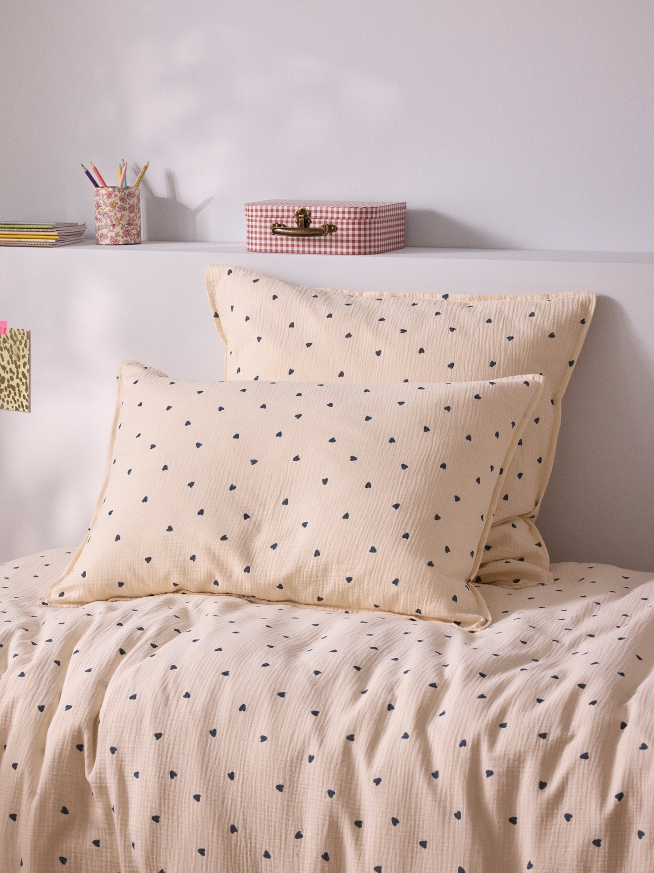 Taie d'oreiller gaze de coton "Maude"