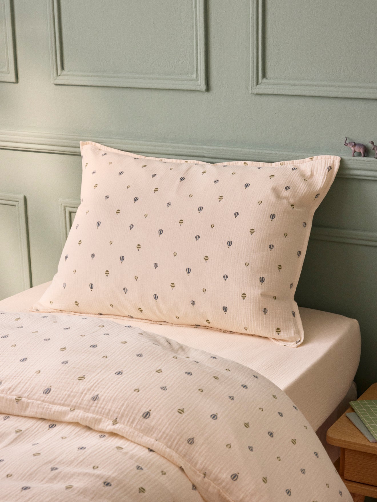 Taie d'oreiller gaze de coton "Milan"