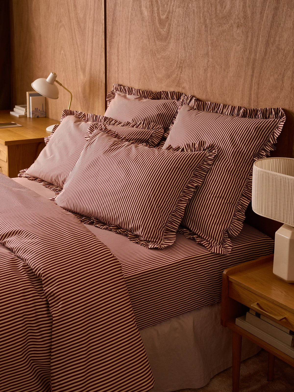 Taie d'oreiller percale de coton "Lisette"