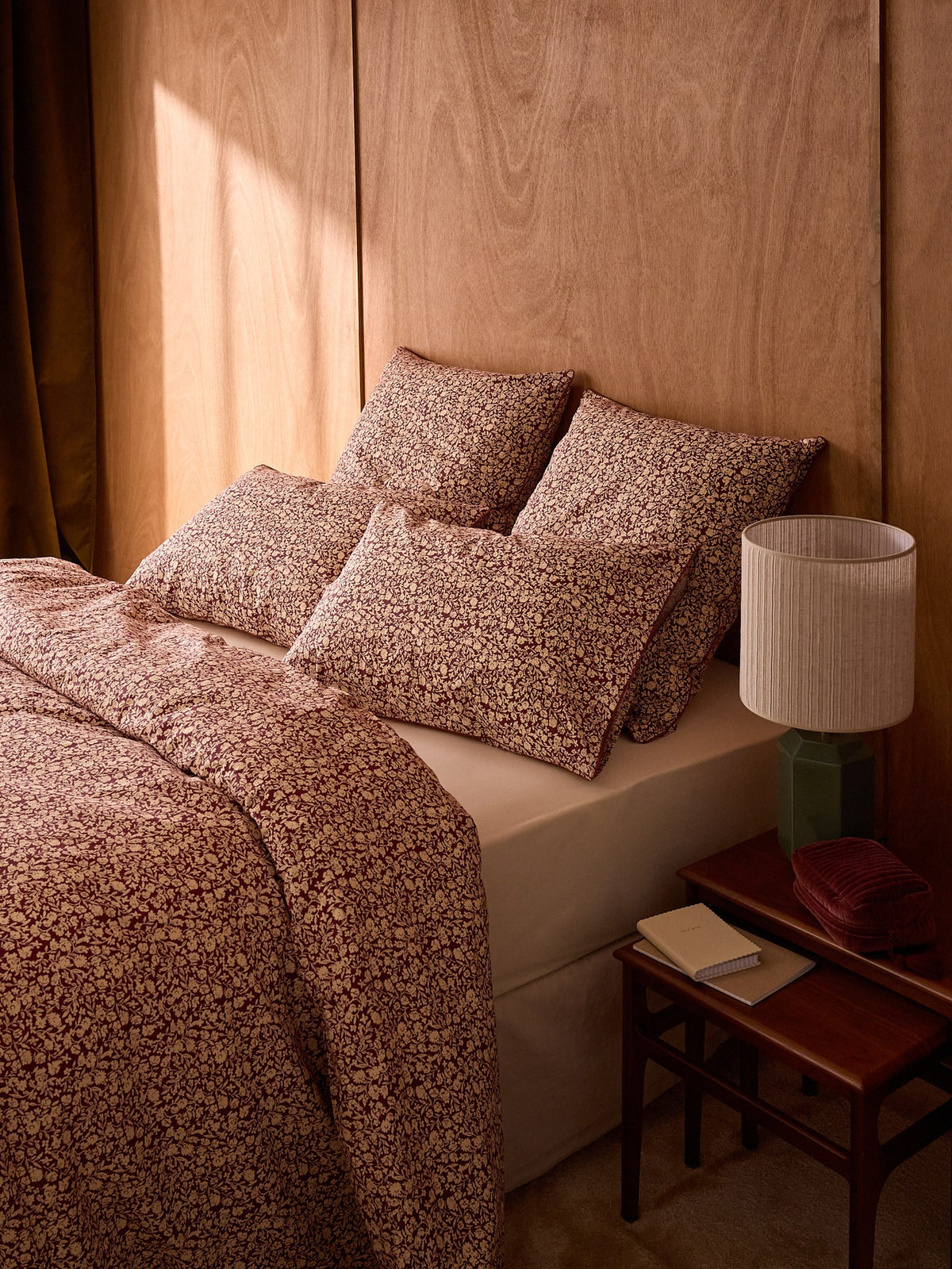 Taie d'oreiller percale de coton "Léontine"