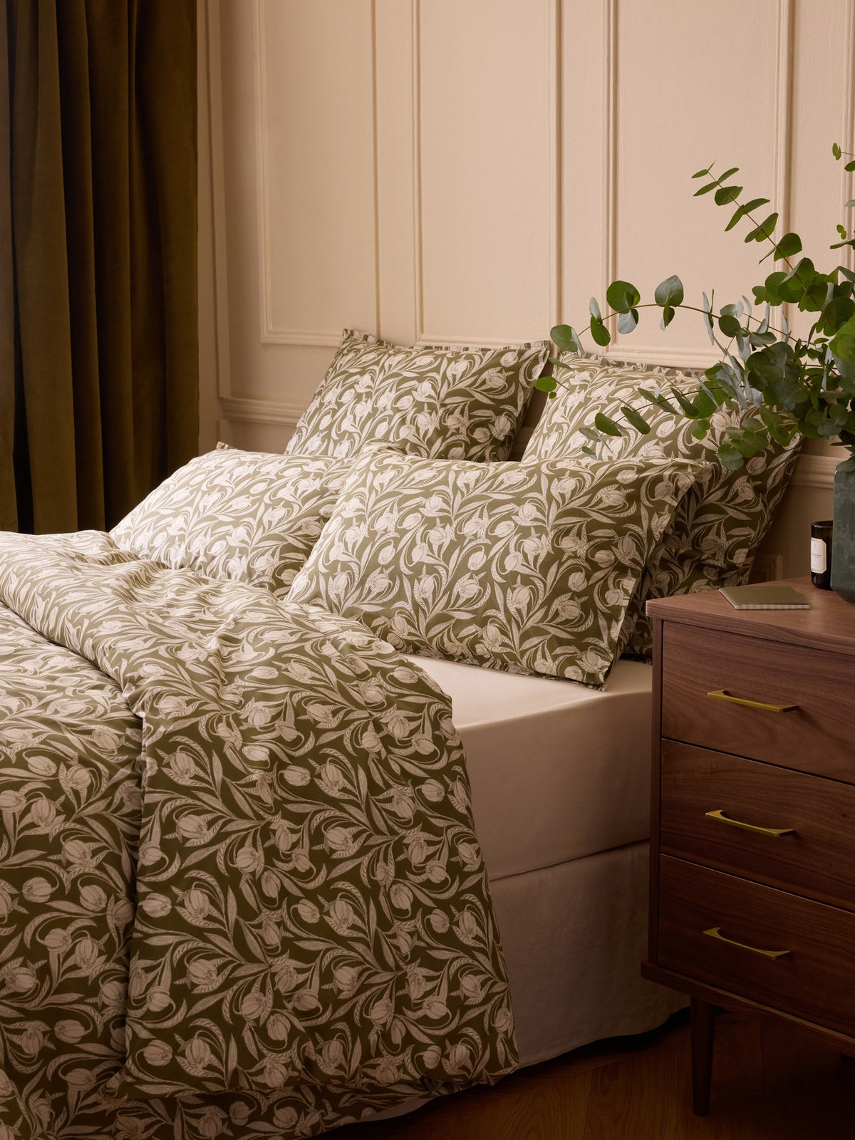 Taie d'oreiller percale de coton "Lucie"