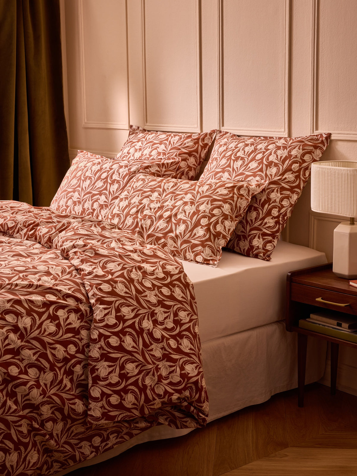 Taie d'oreiller percale de coton "Lucie"