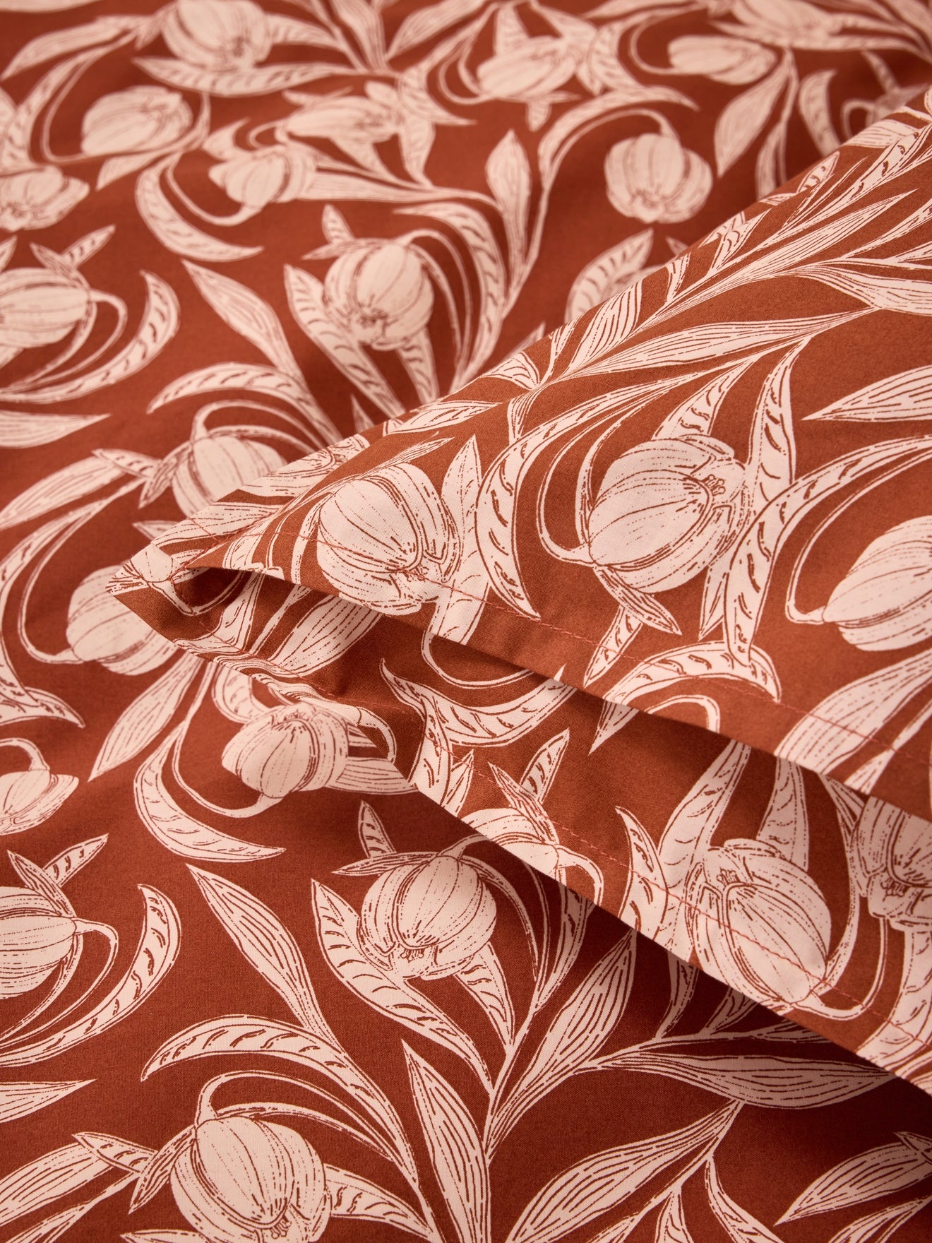 Taie d'oreiller percale de coton "Lucie"
