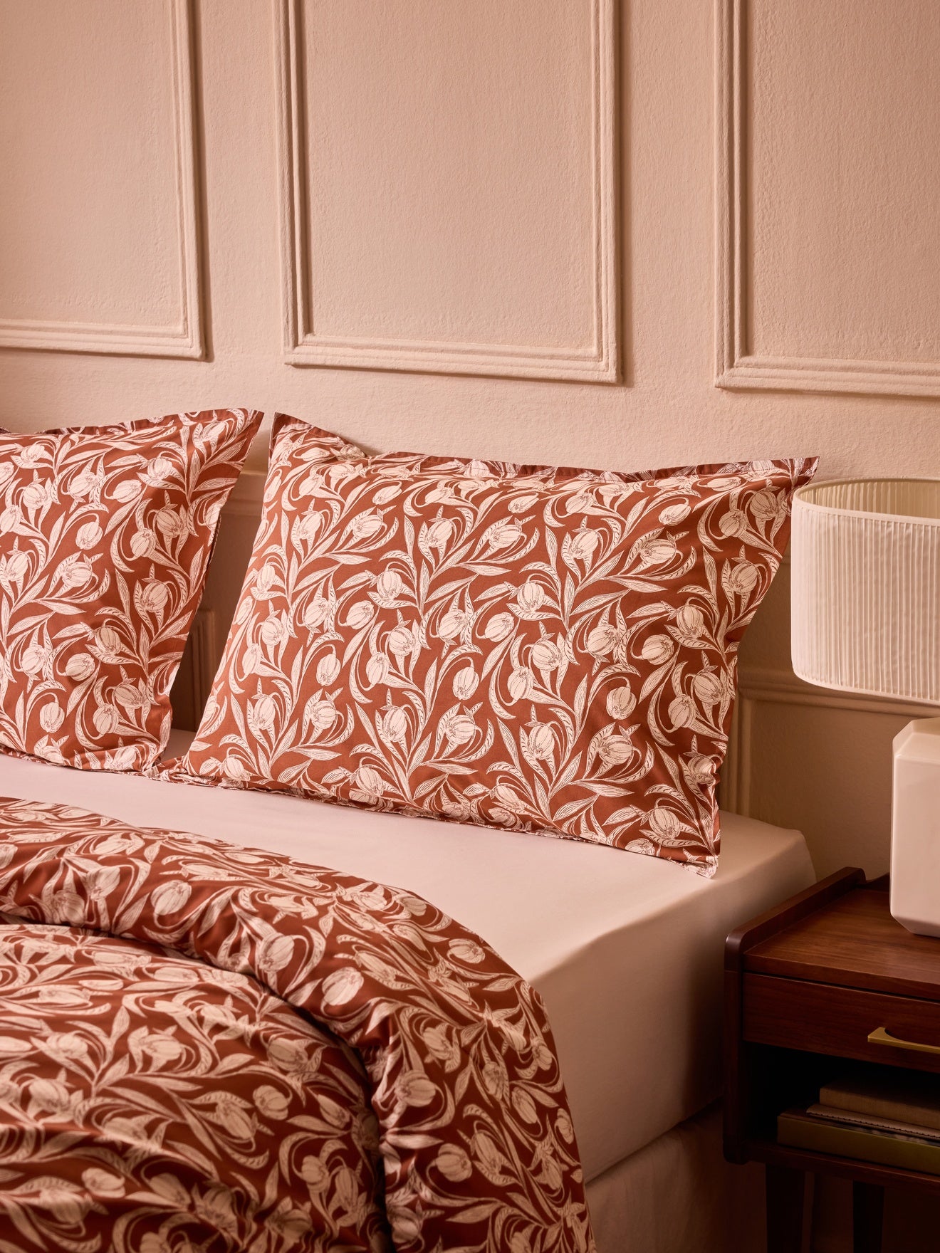 Taie d'oreiller percale de coton "Lucie"