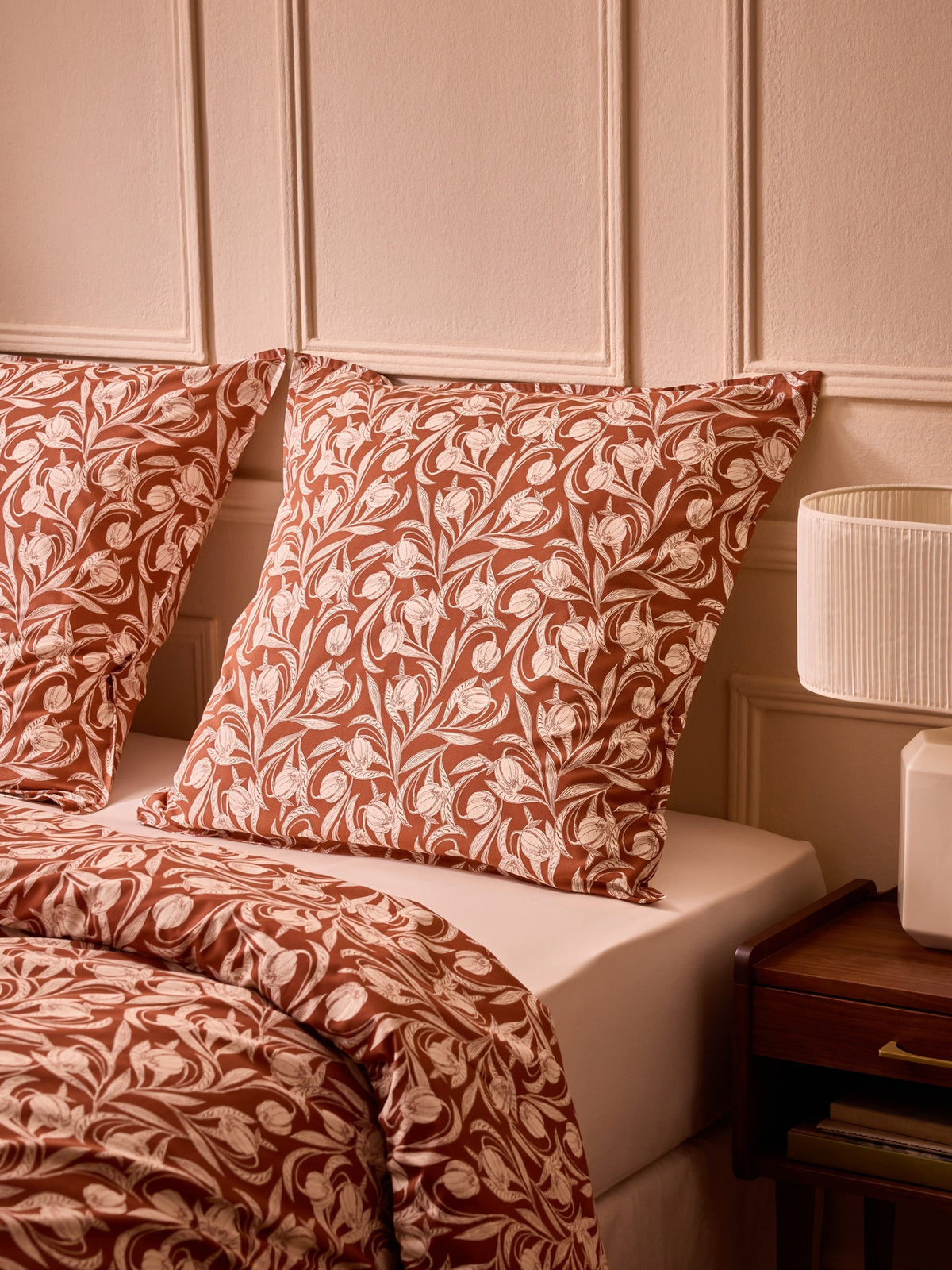 Taie d'oreiller percale de coton "Lucie"