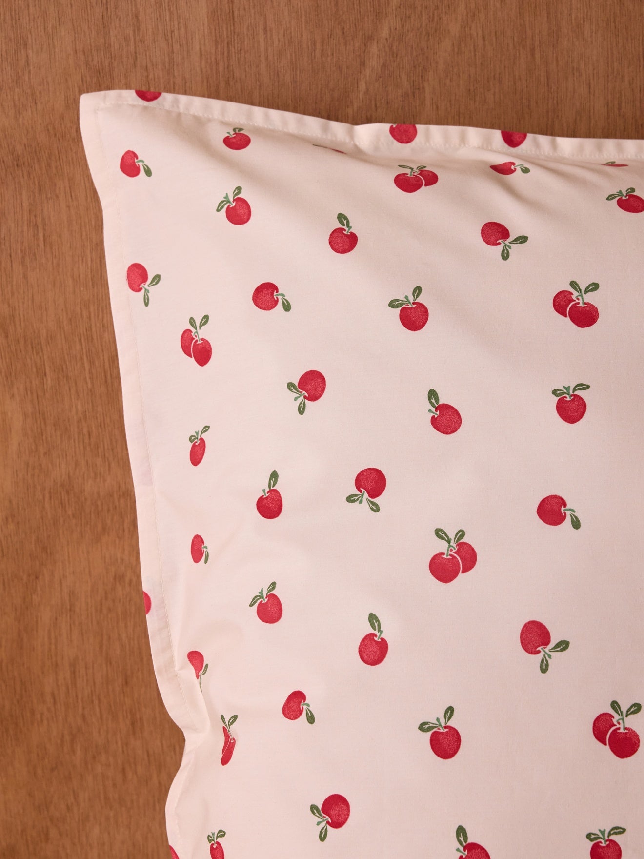 Taie d'oreiller percale de coton "Lady Apple"