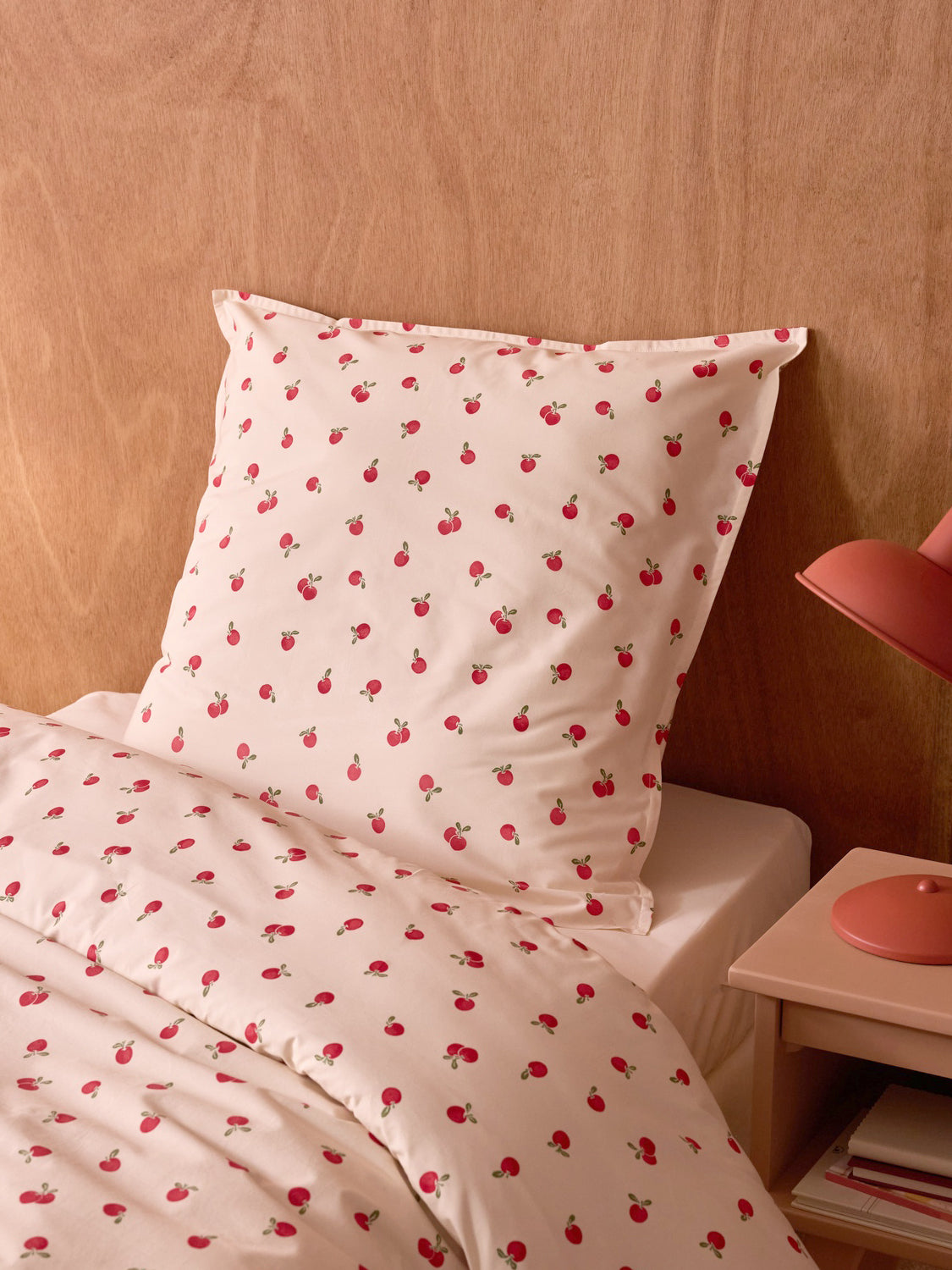 Taie d'oreiller percale de coton "Lady Apple"