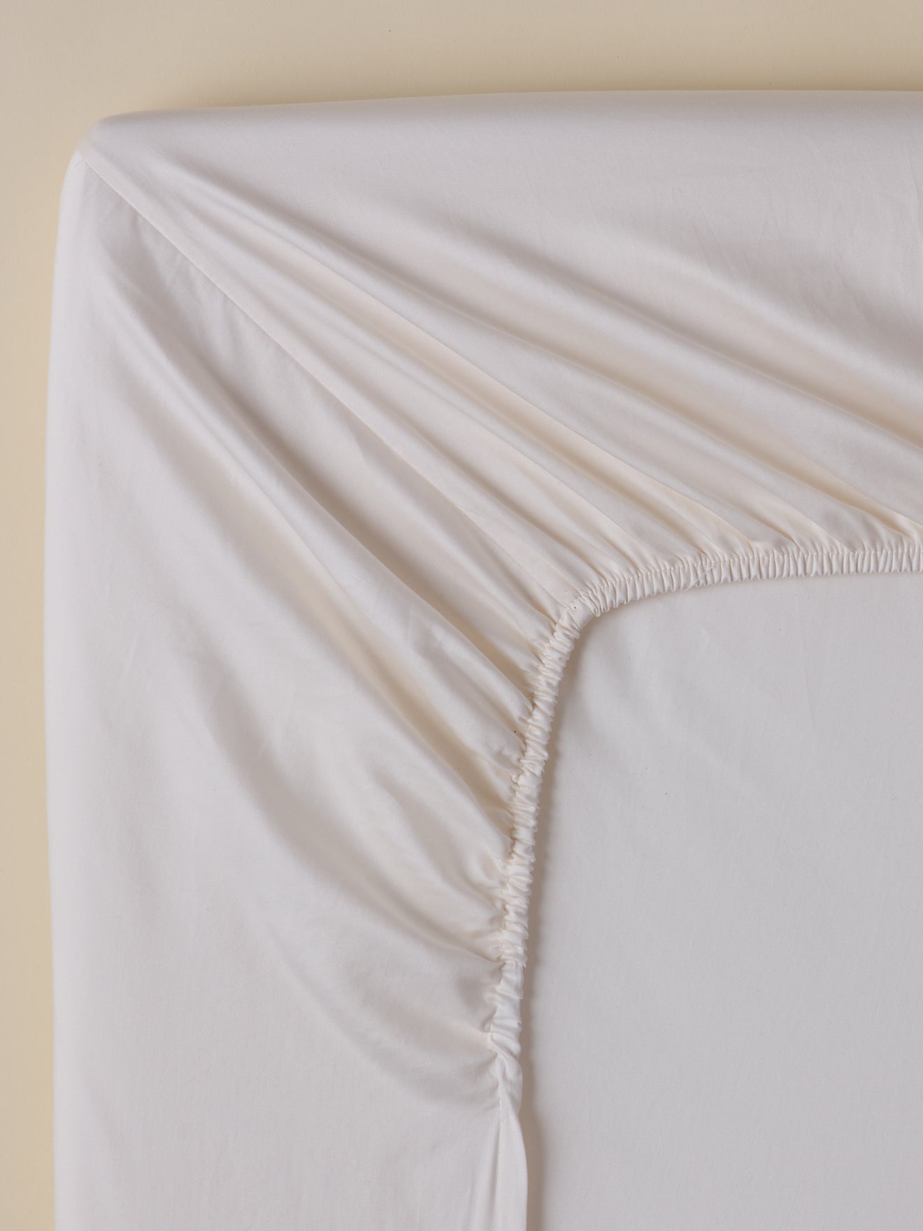 Spannbettlaken aus Baumwoll-Satin „Léonore“