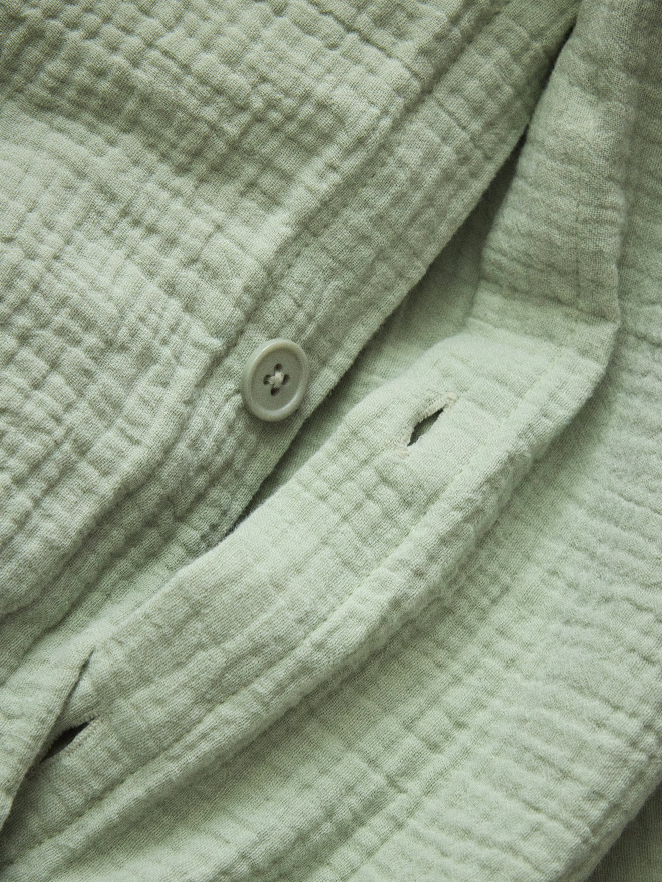 Housse de couette gaze de coton "Gaufrée"