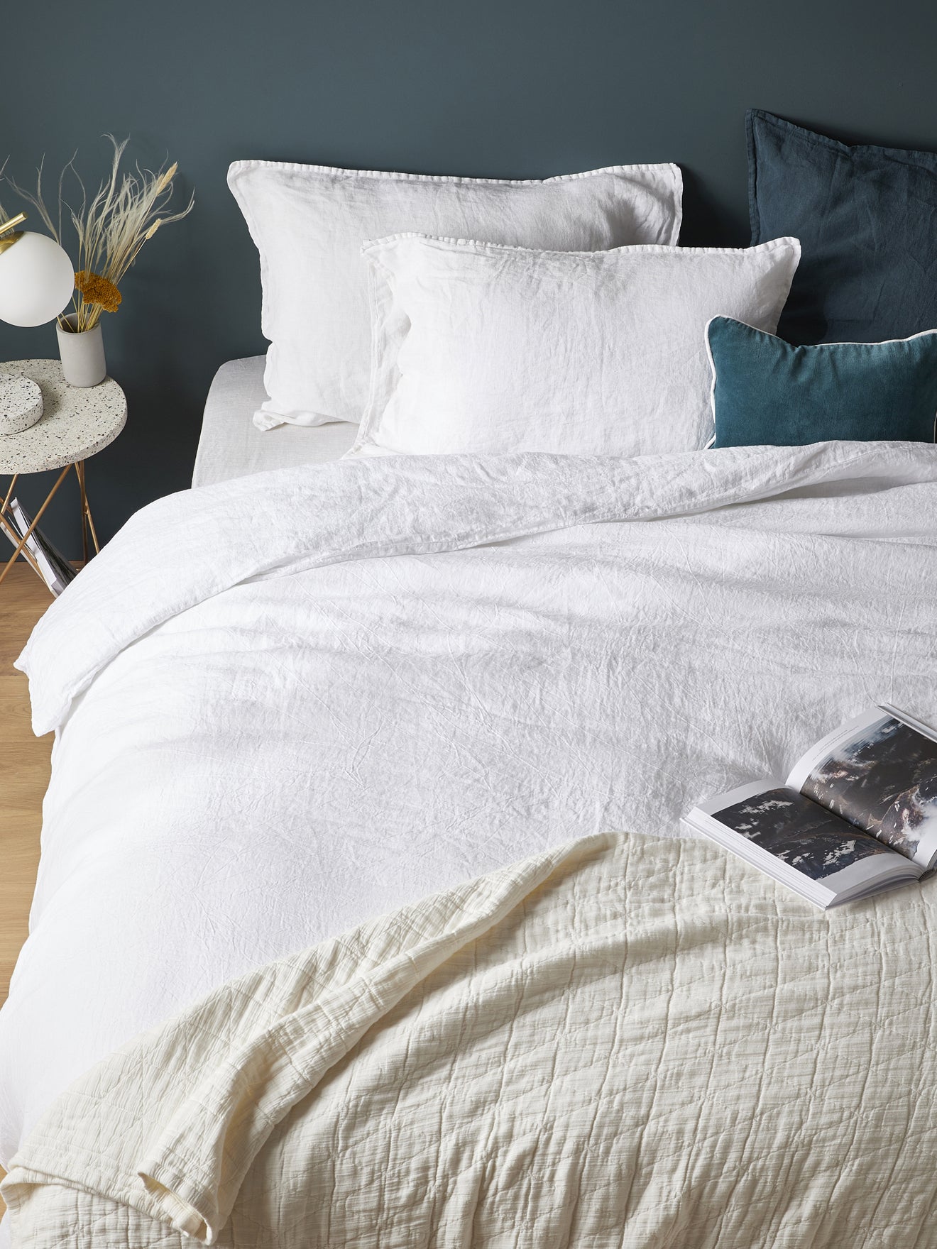 Housse de couette lin lavé "Cocoon"