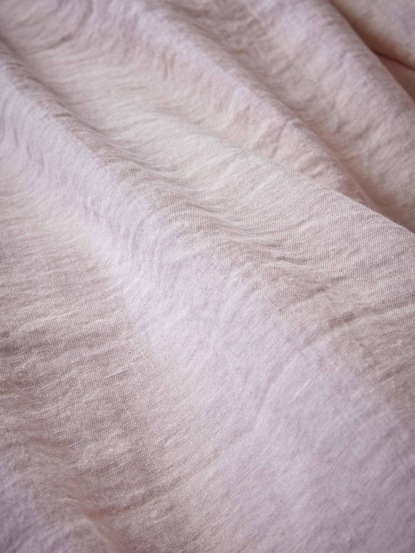 Bettbezug aus gewaschenem Leinen « Cocooning »