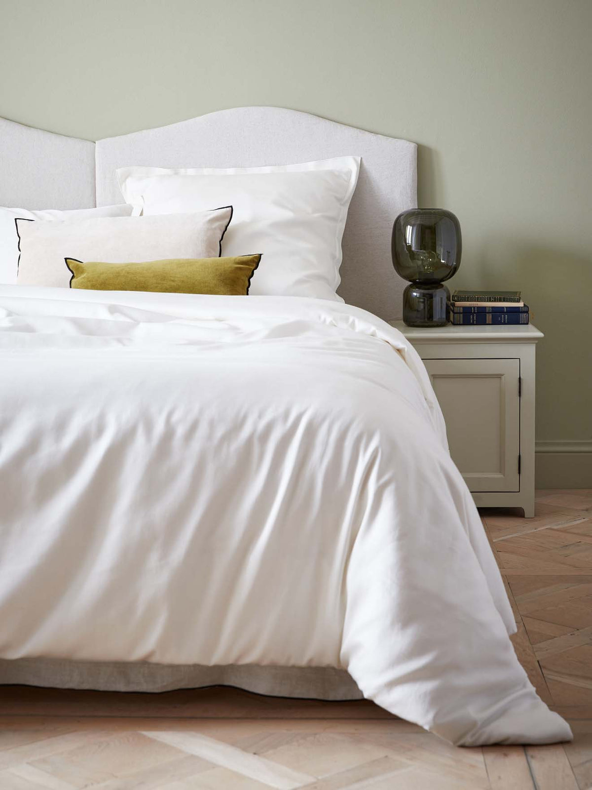 Bettbezug aus Satin-Baumwolle « Satine »