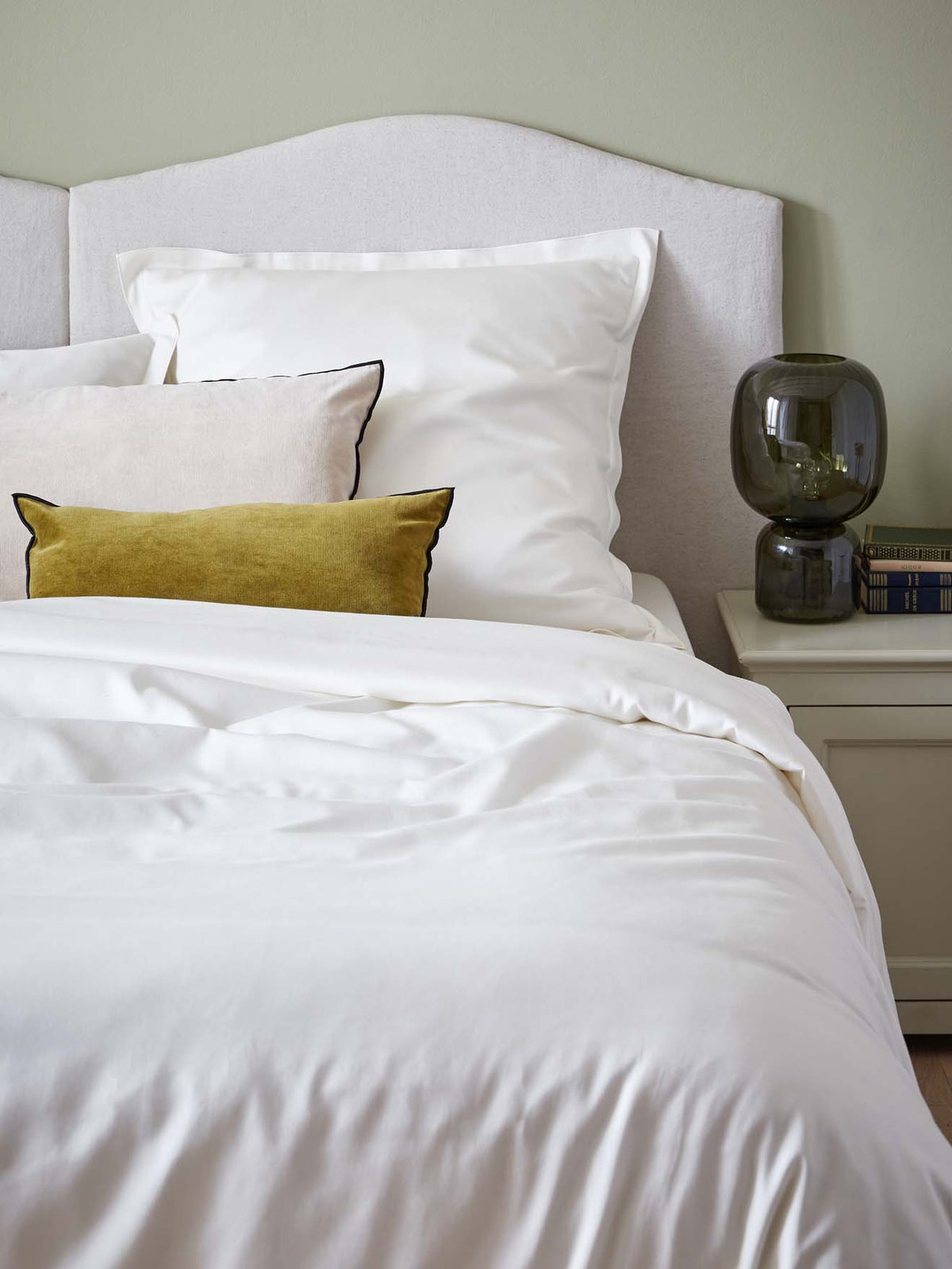 Bettbezug aus Satin-Baumwolle « Satine »