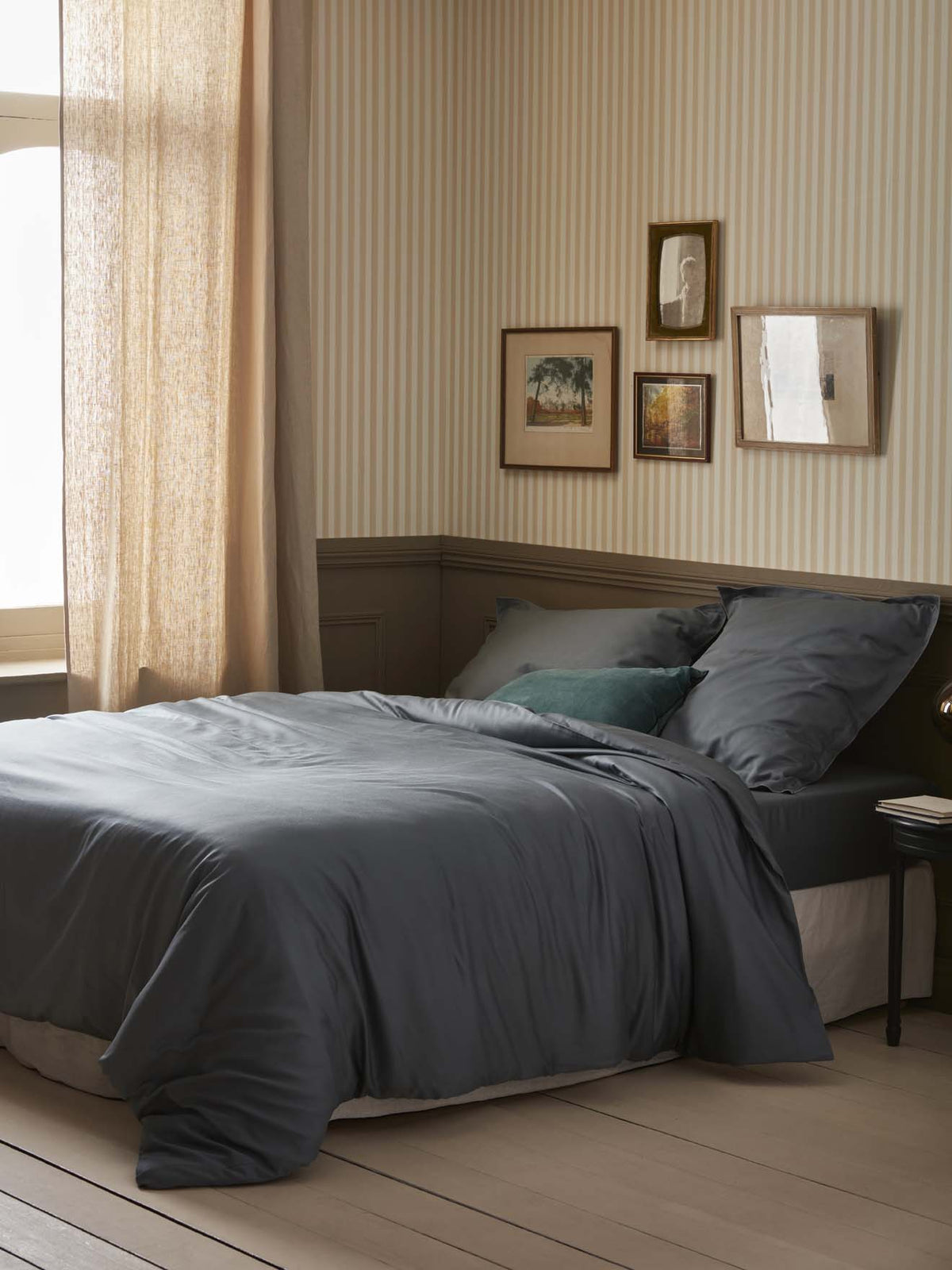Bettbezug aus Satin-Baumwolle « Satine »