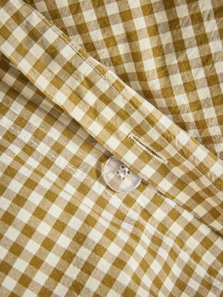 Housse de couette percale de coton "Vichy"